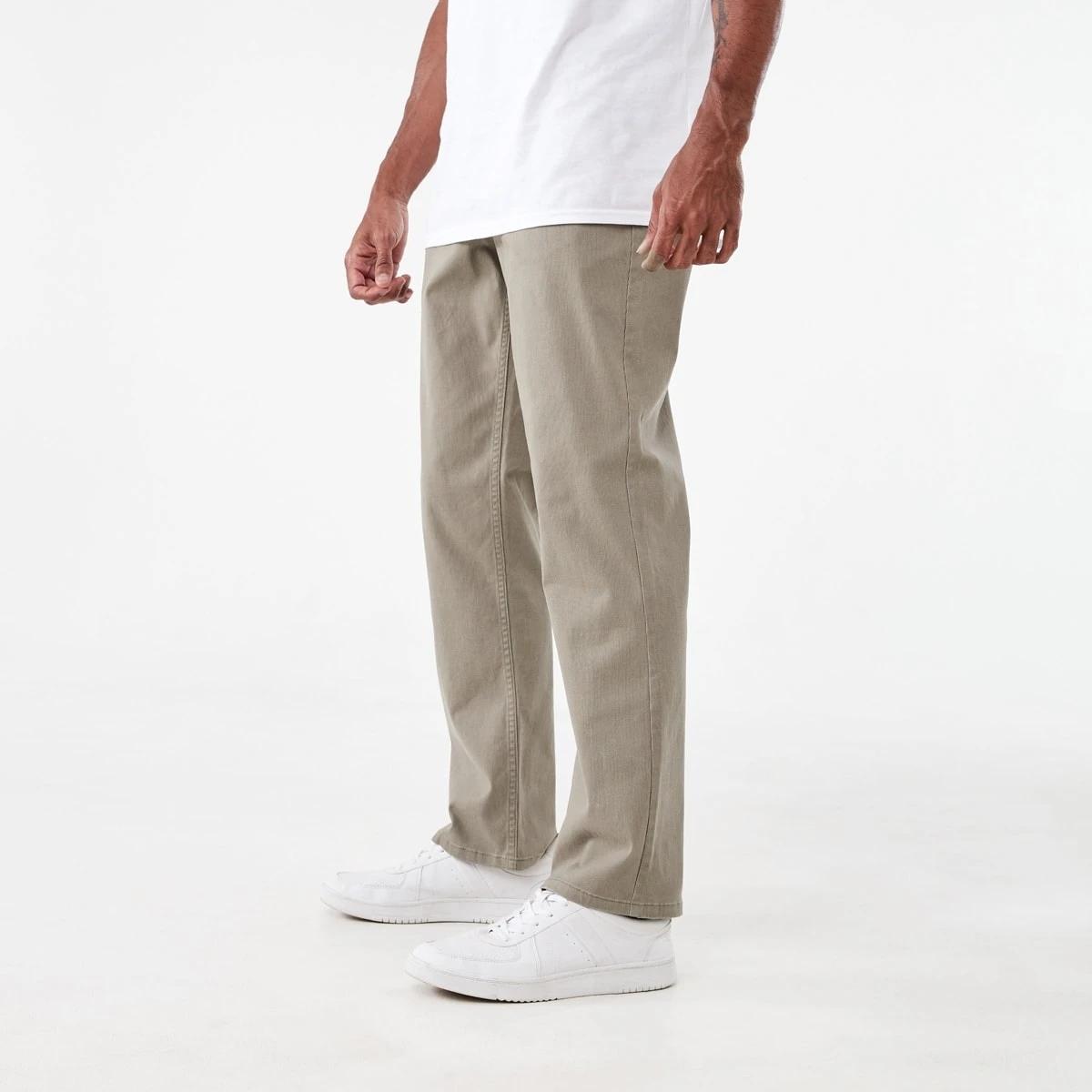2 Straight Textured Jeans LIGHT TAUPE, 2 of 5