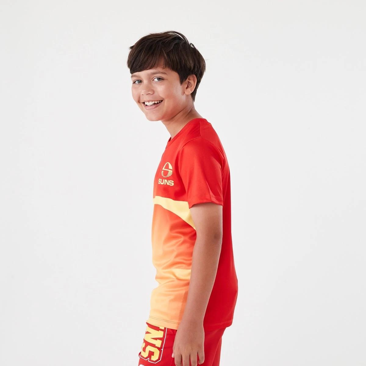 4 Official AFL Kids Training T-shirt Gc Suns, 4 of 10