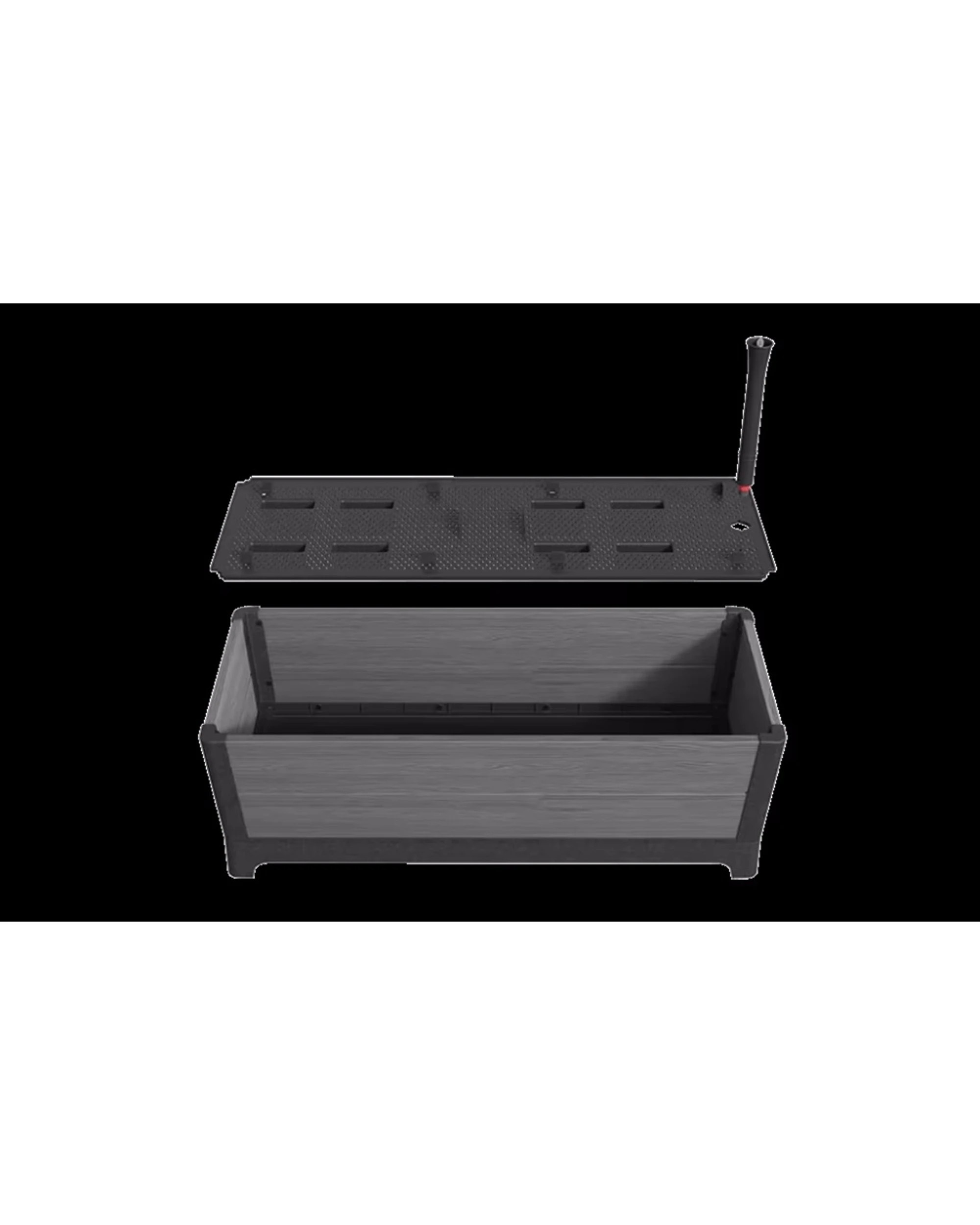 Keter Darwin Raised Garden Bed Self Watering System 110L Capacity ...