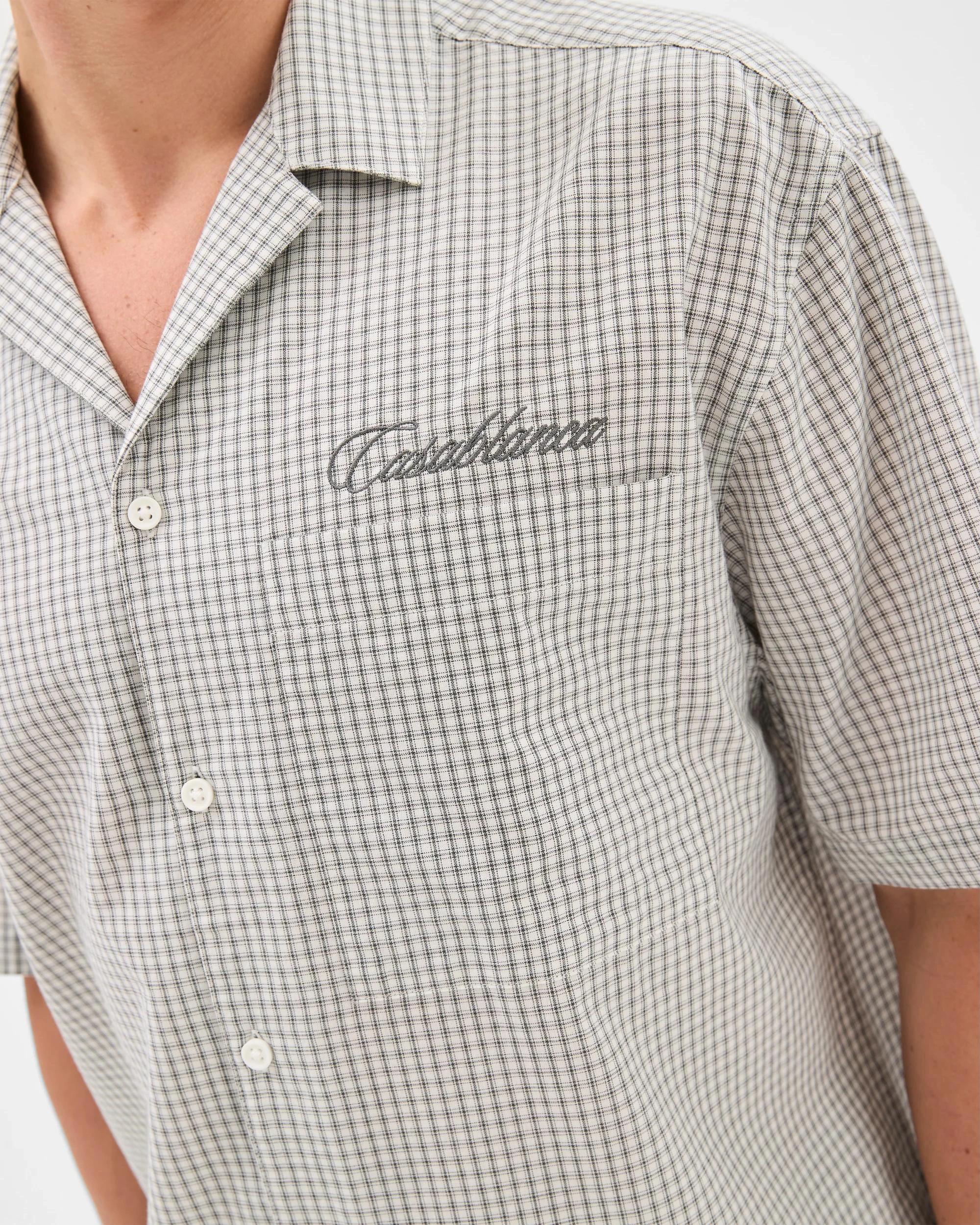 5 Commons Australian Cotton Rich Check Shirt BLACK, 5 of 5