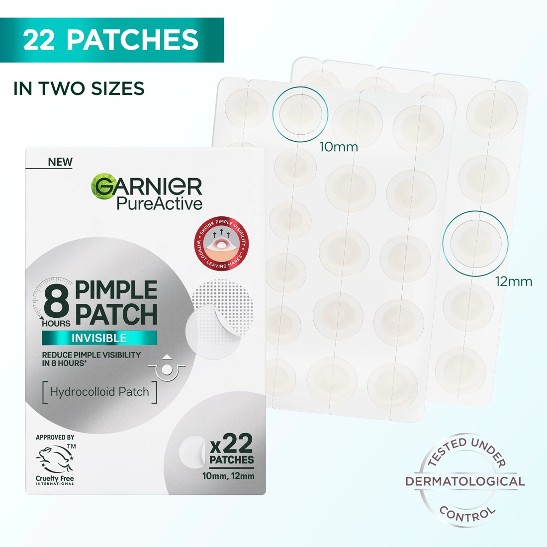 7 Garnier PureActive 22 Pack 8 Hour Invisible Pimple Patch - Hydrocolloid, 7 of 9