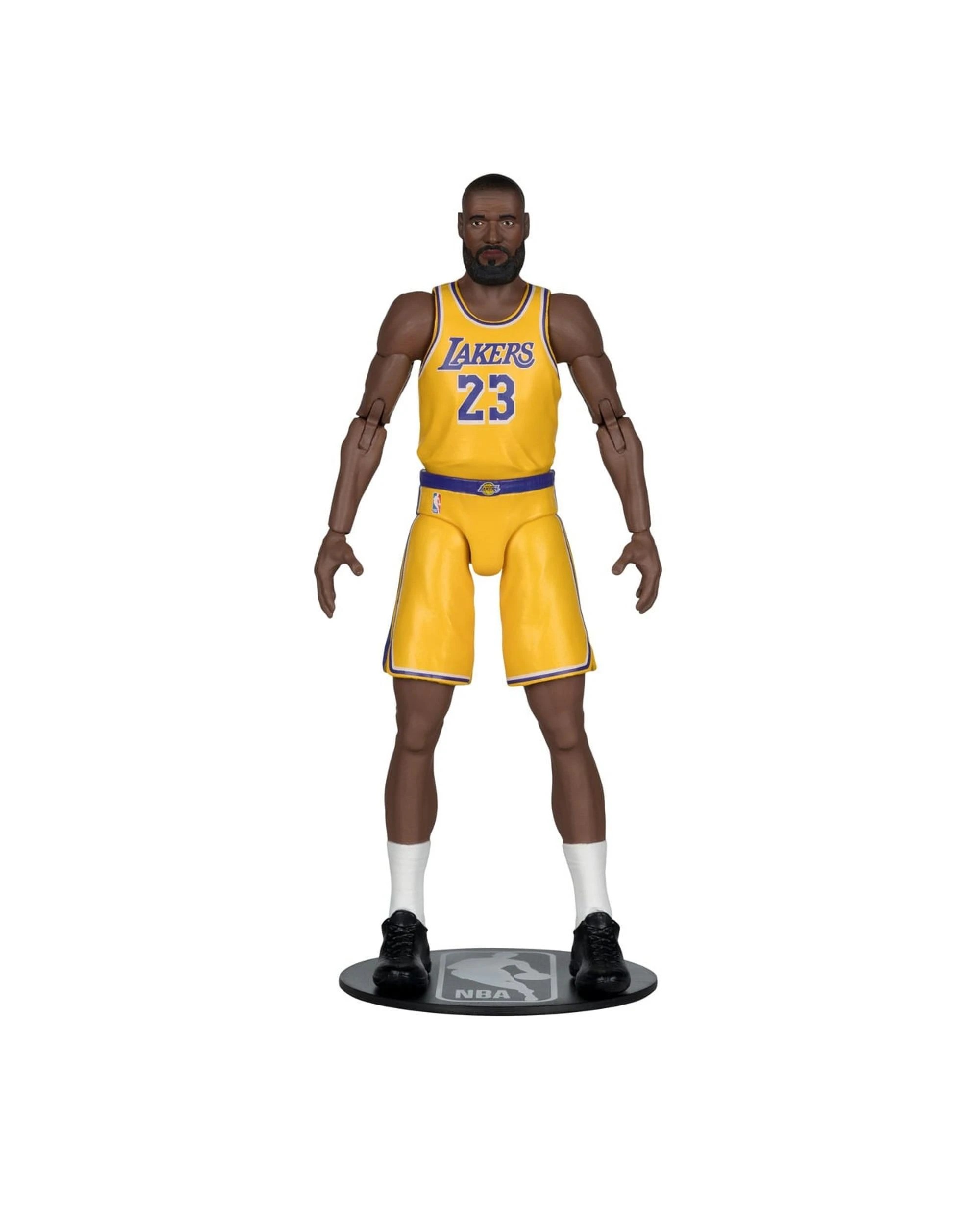 3 McFarlane SportsPicks NBA Los Angeles Lakers Lebron James 6 inch Articulated Figure, 3 of 8