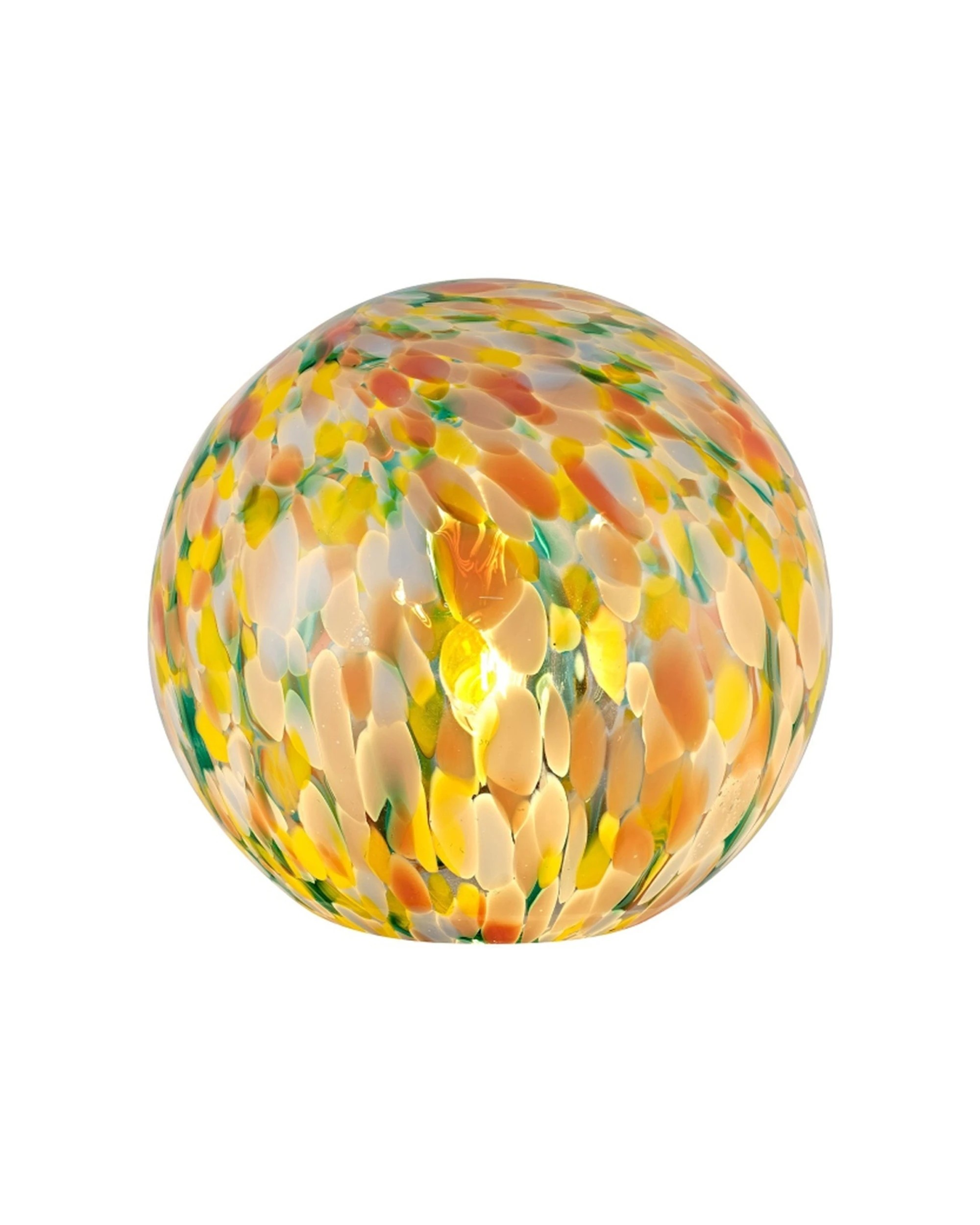 Lexi Lighting Lyra Glass Ball Lamp Speckle Base Contemporary 23cm ...