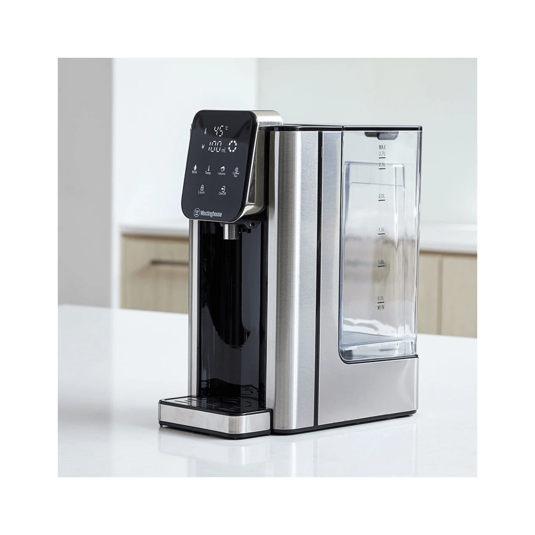 8 Westinghouse 2.7l Digital Instant Hot Water Dispenser/urn/boiler Stainless Steel
 - Silver, 8 of 8