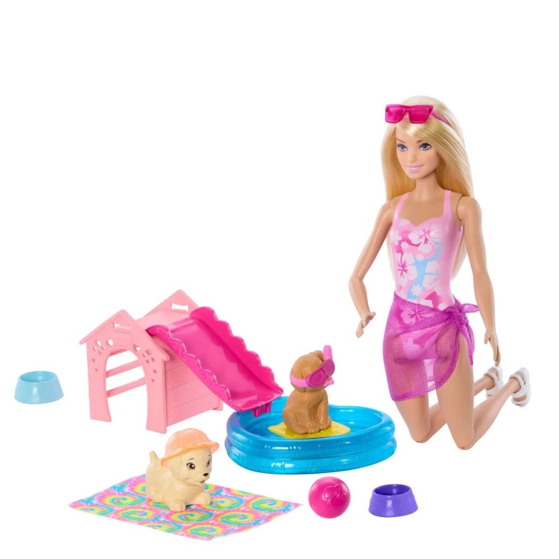 2 Barbie Puppy Pool Party Playset, 2 of 6