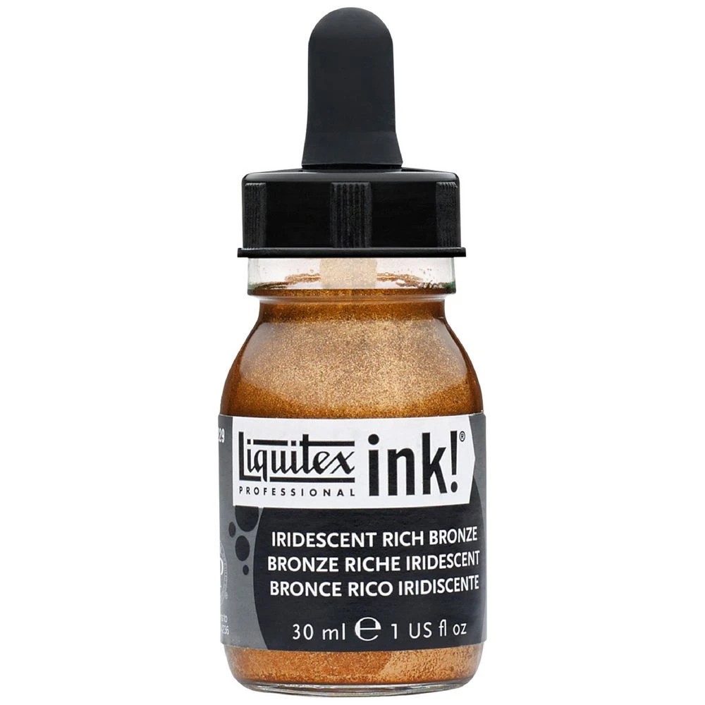 1 Liquitex Professional Ink 30mL Iridescent Rich Bronze, 1 of 2