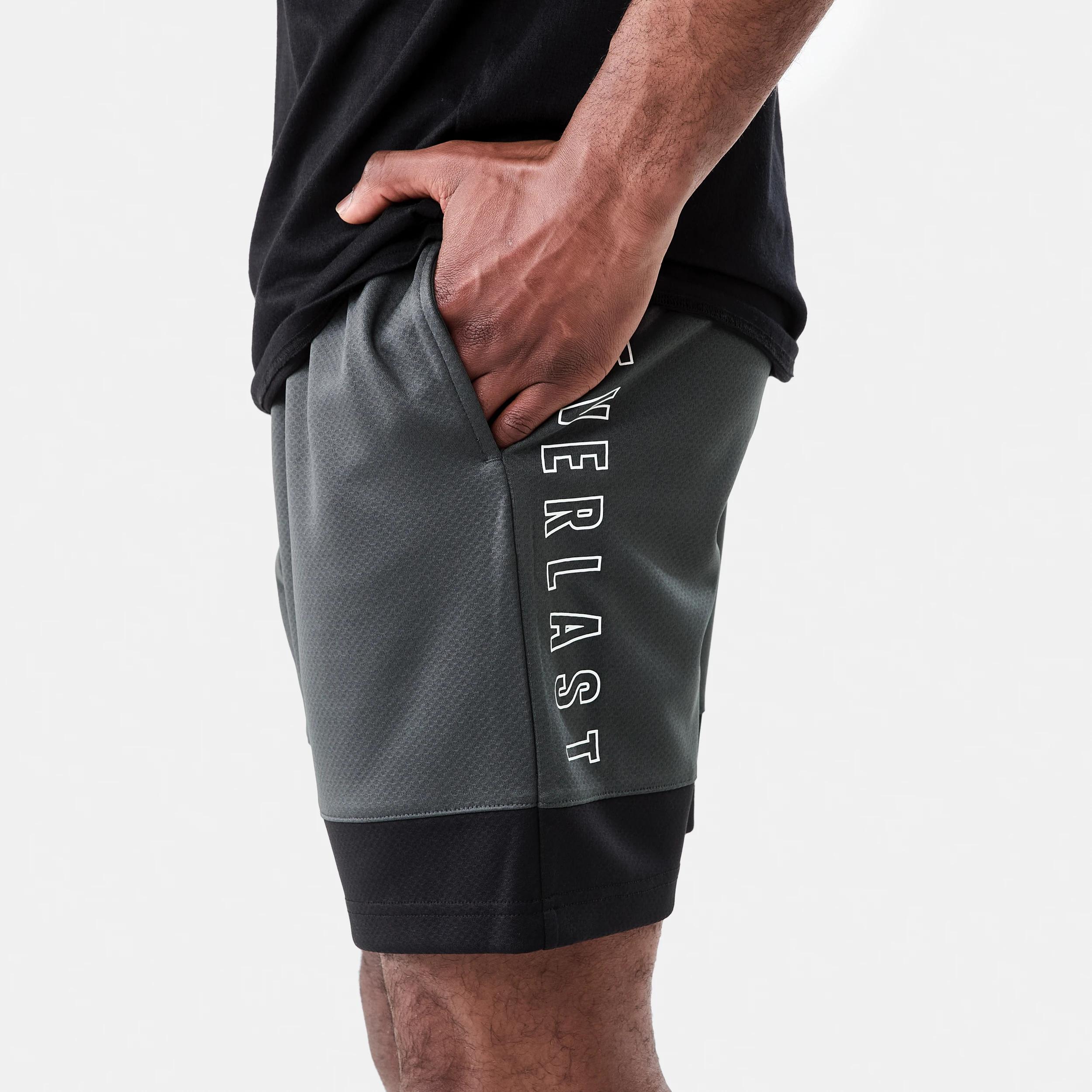 1 Everlast Mens Mesh Panelled Shorts Robust Gry, 1 of 9