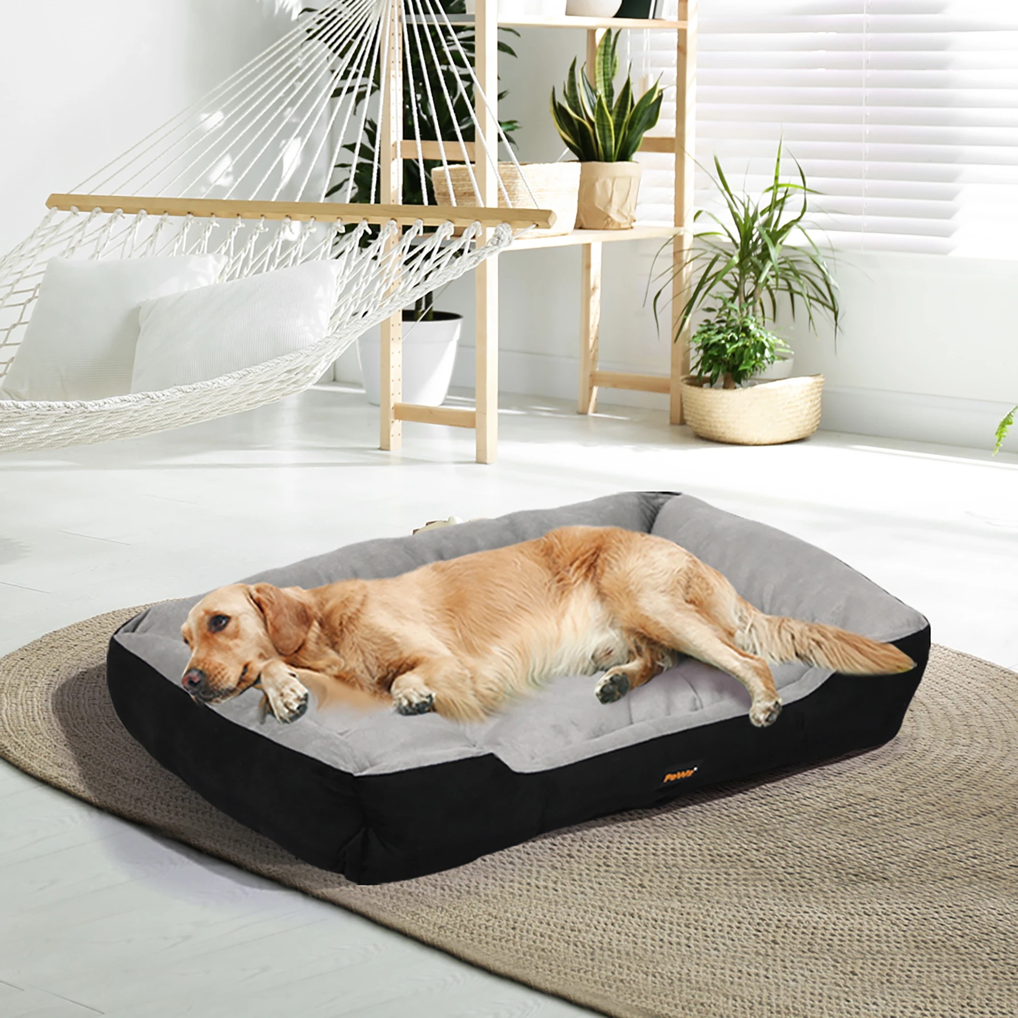 7 Pawz Dog Calming Bed Xxl - Black, 7 of 7