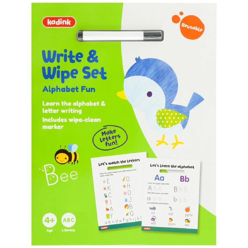 1 Kadink Write & Wipe Alphabet Set, 1 of 3