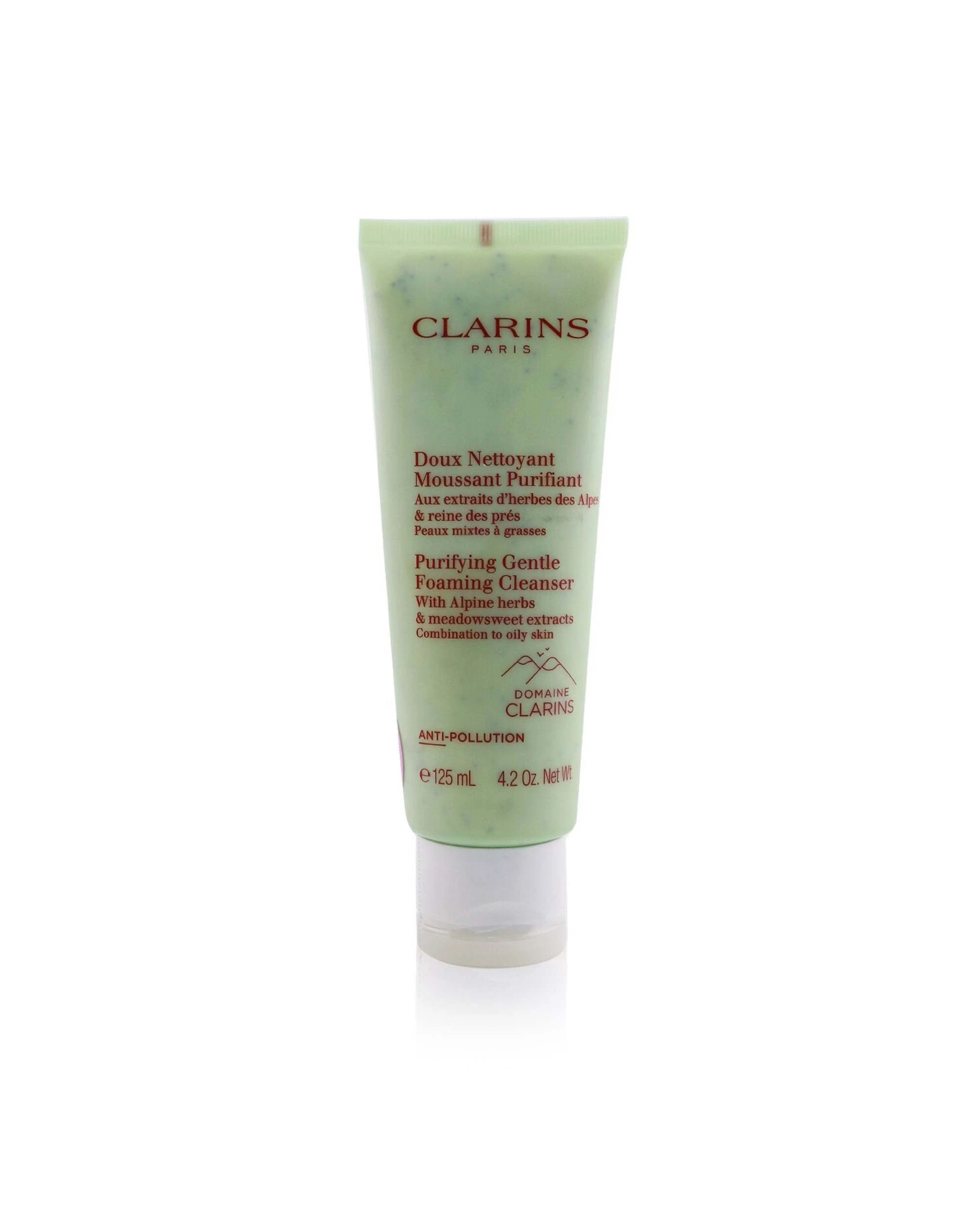 1 Clarins Purifying Gentle Foaming Cleanser Combination to Oily Skin 125ml/4.2oz, 1 of 3