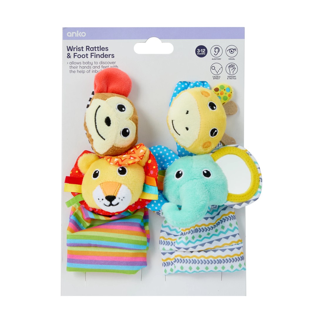 6 Wrist Rattles and Foot Finders, 6 of 6