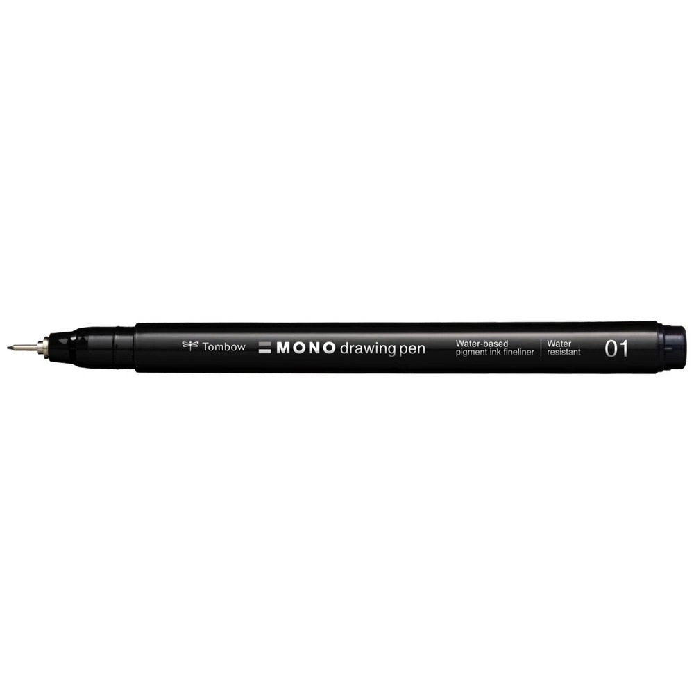 2 Tombow Mono Drawing Pen Black 0.1mm, 2 of 3