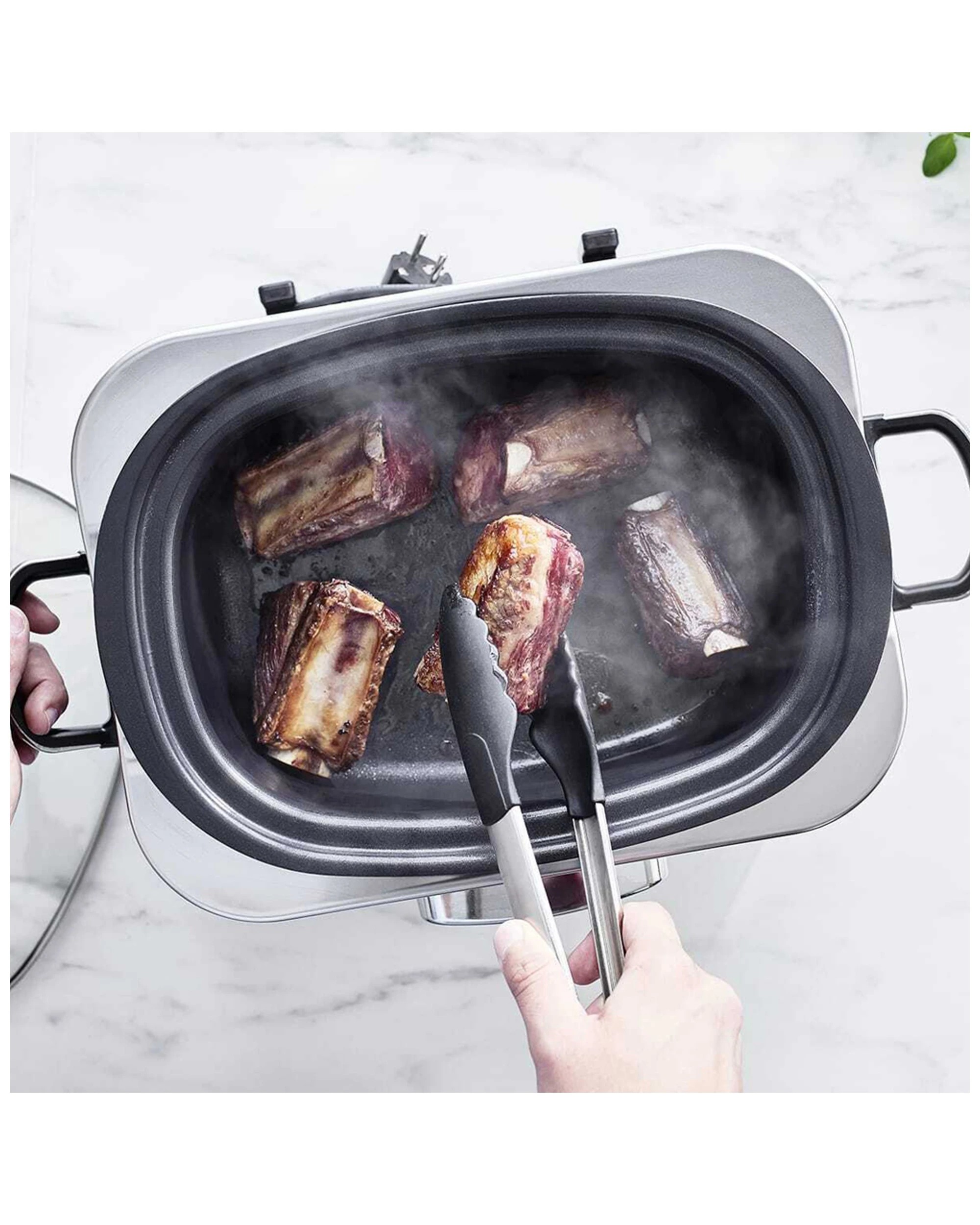 6 Greenpan Elite Blue Haze Electric Slow Cooker 230v 2200w Home Kitchen Cookware
 - Blue, 6 of 8