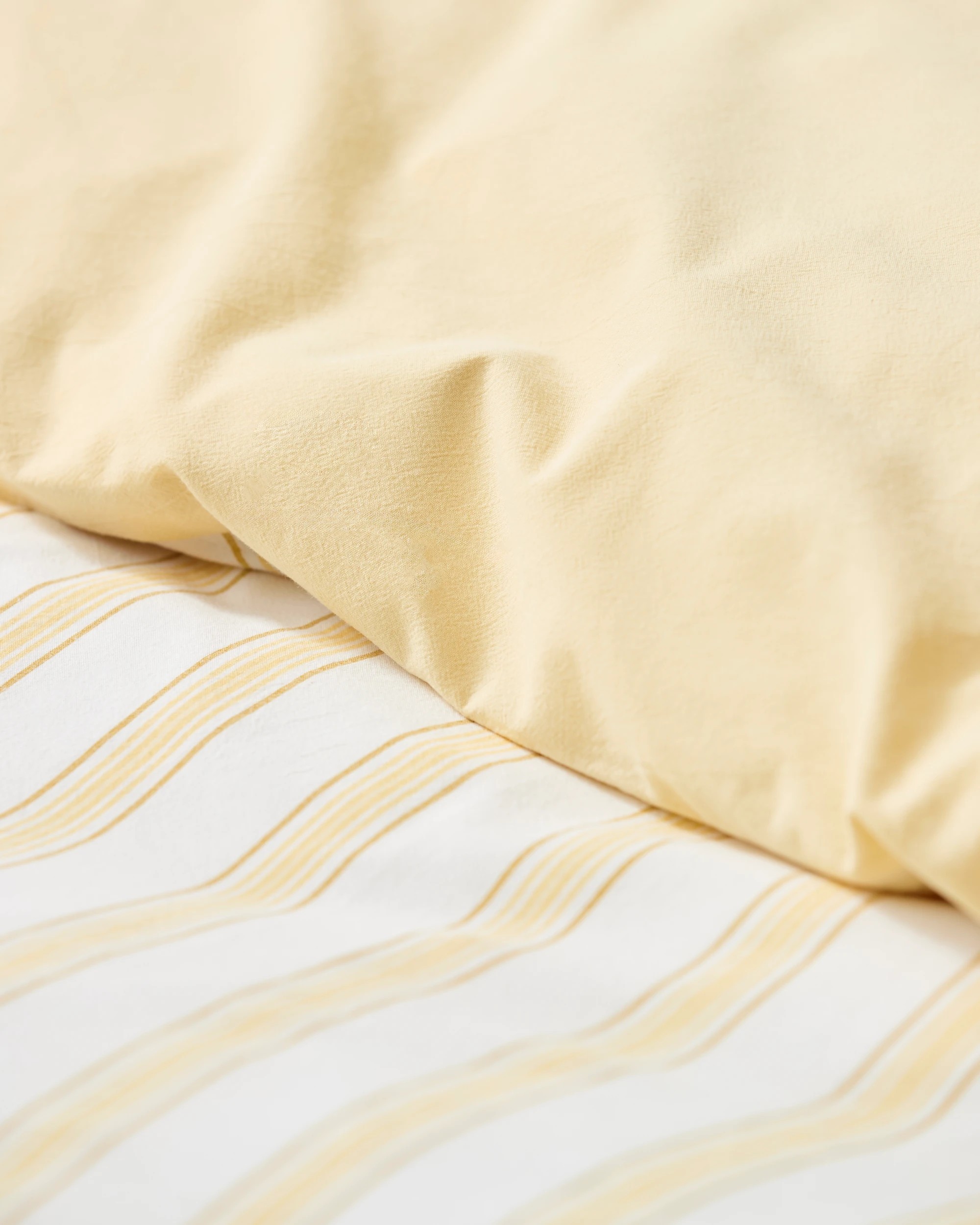 8 Arlo Cotton Stonewash Quilt Cover Set - Queen Bed - Yellow, 8 of 8