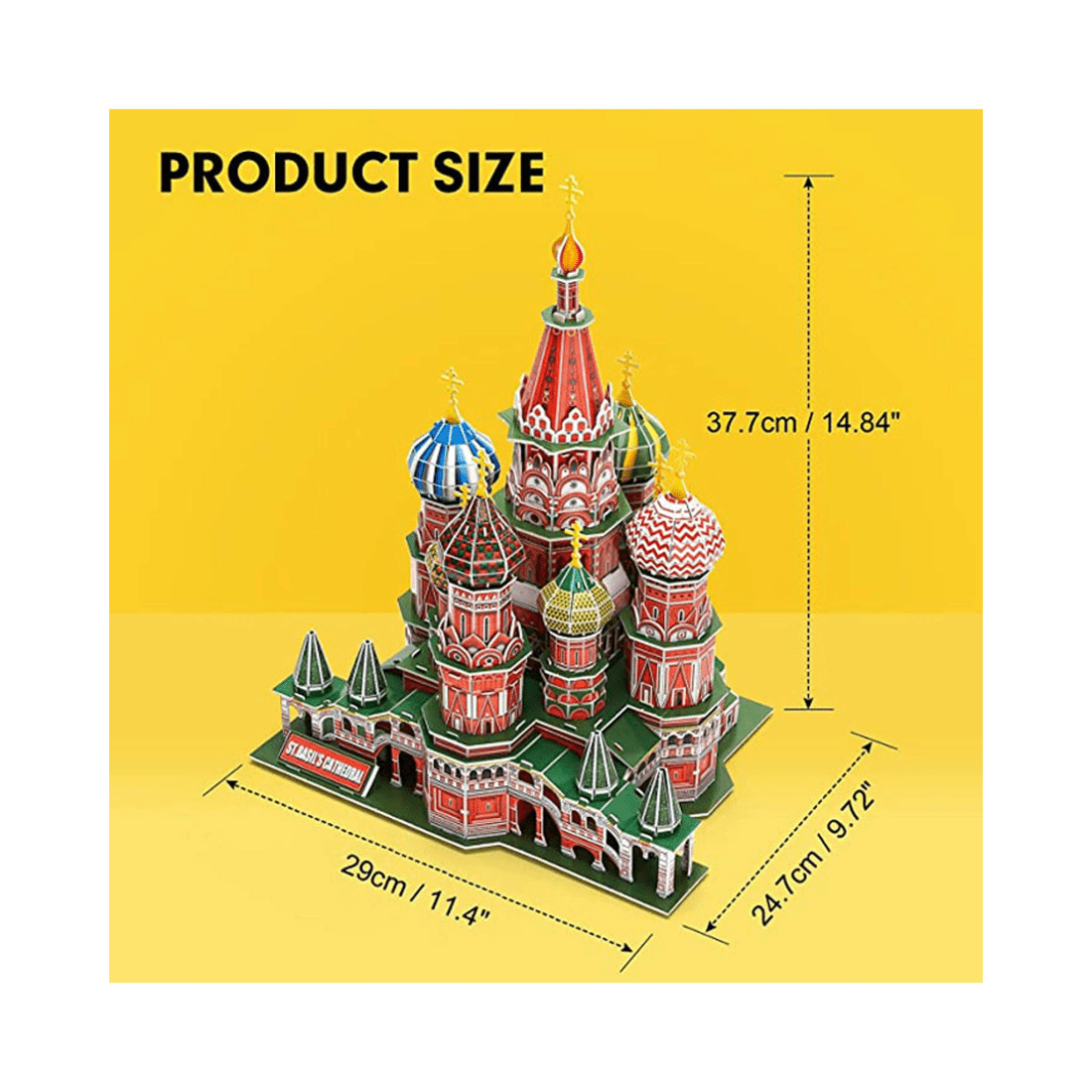4 CubicFun St. Basil's Cathedral Moscow 3D Puzzle, 4 of 4