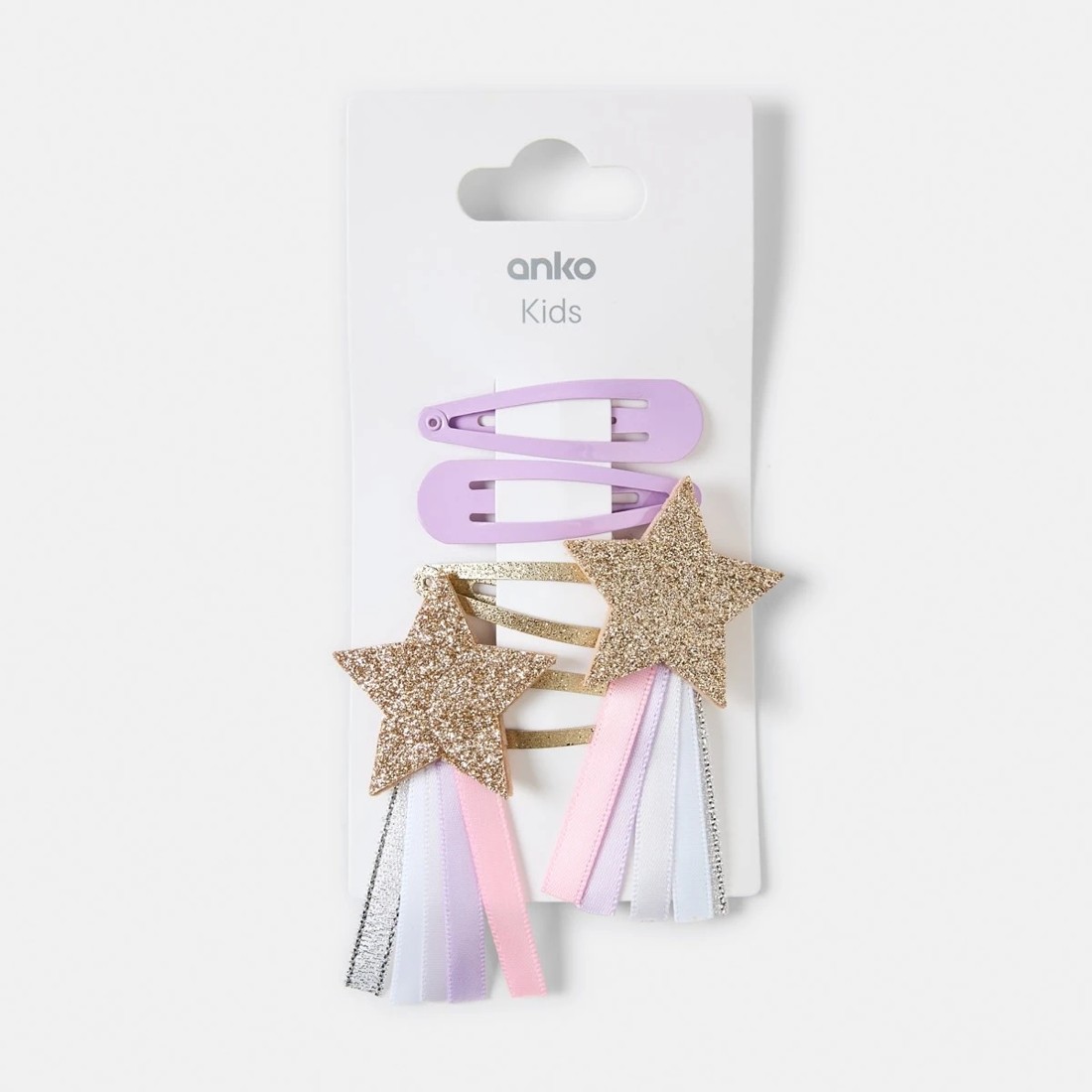 3 4 Pack Star Hair Clips, 3 of 3