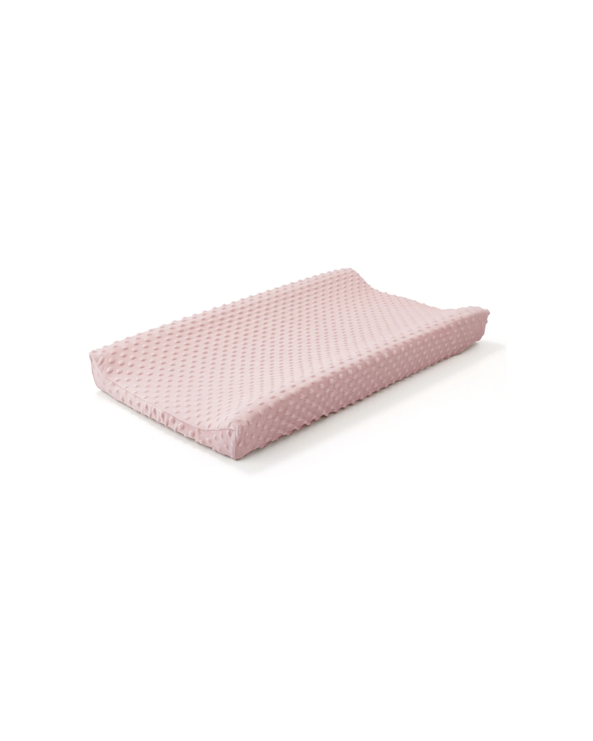 2 Little Haven Dot Velour Changing Pad Cover Soft Machine Washable Nappy Change - Pink, 2 of 3