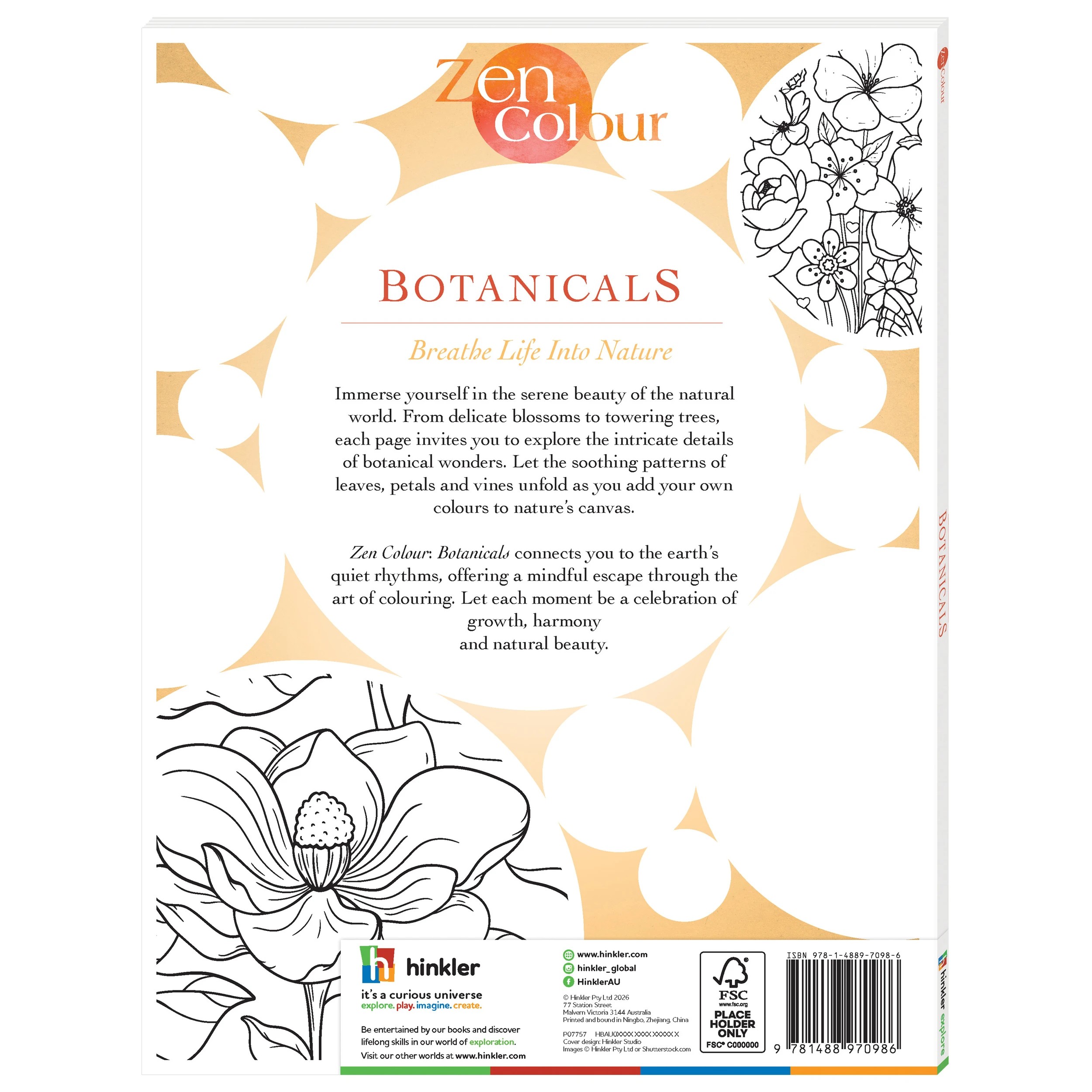 2 Zen Colour: Botanicals - Book, 2 of 5