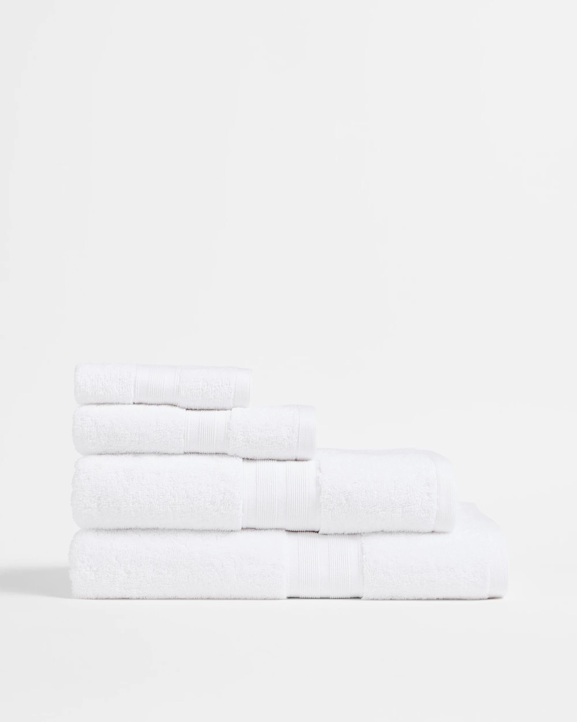 2 Grandeur Australian Cotton Bath Sheet - White, 2 of 5