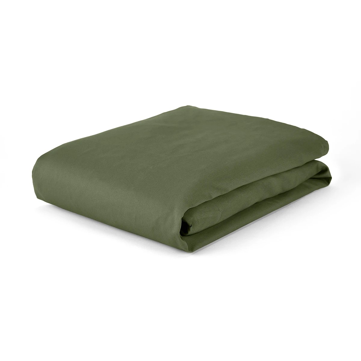 2 500 Thread Count Cotton Fitted Sheet - Queen Bed, Forest, 2 of 3