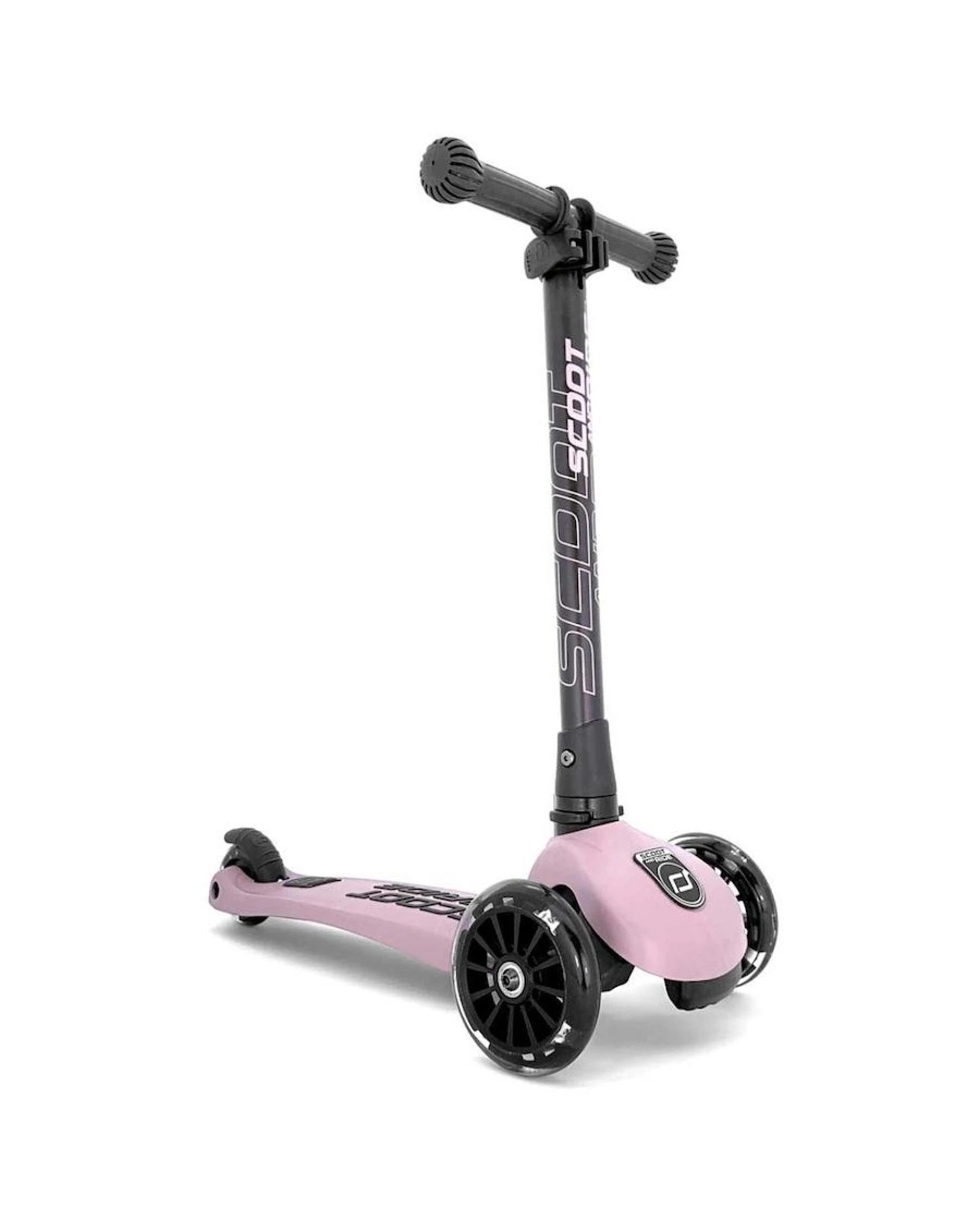 1 Scoot and Ride Highwaykick 3 LED Kids Scooter - Rose - Pink, 1 of 4