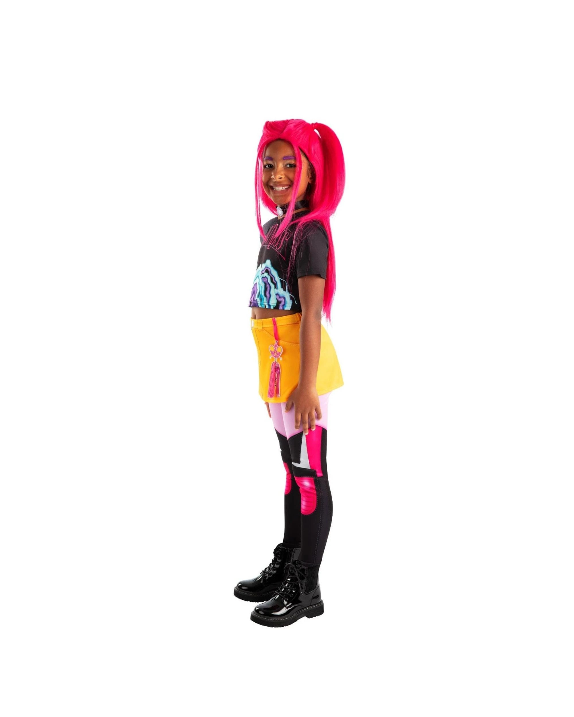 6 K-Pop Demon Hunters Mira Child Costume Size XS 6 Years, 6 of 8