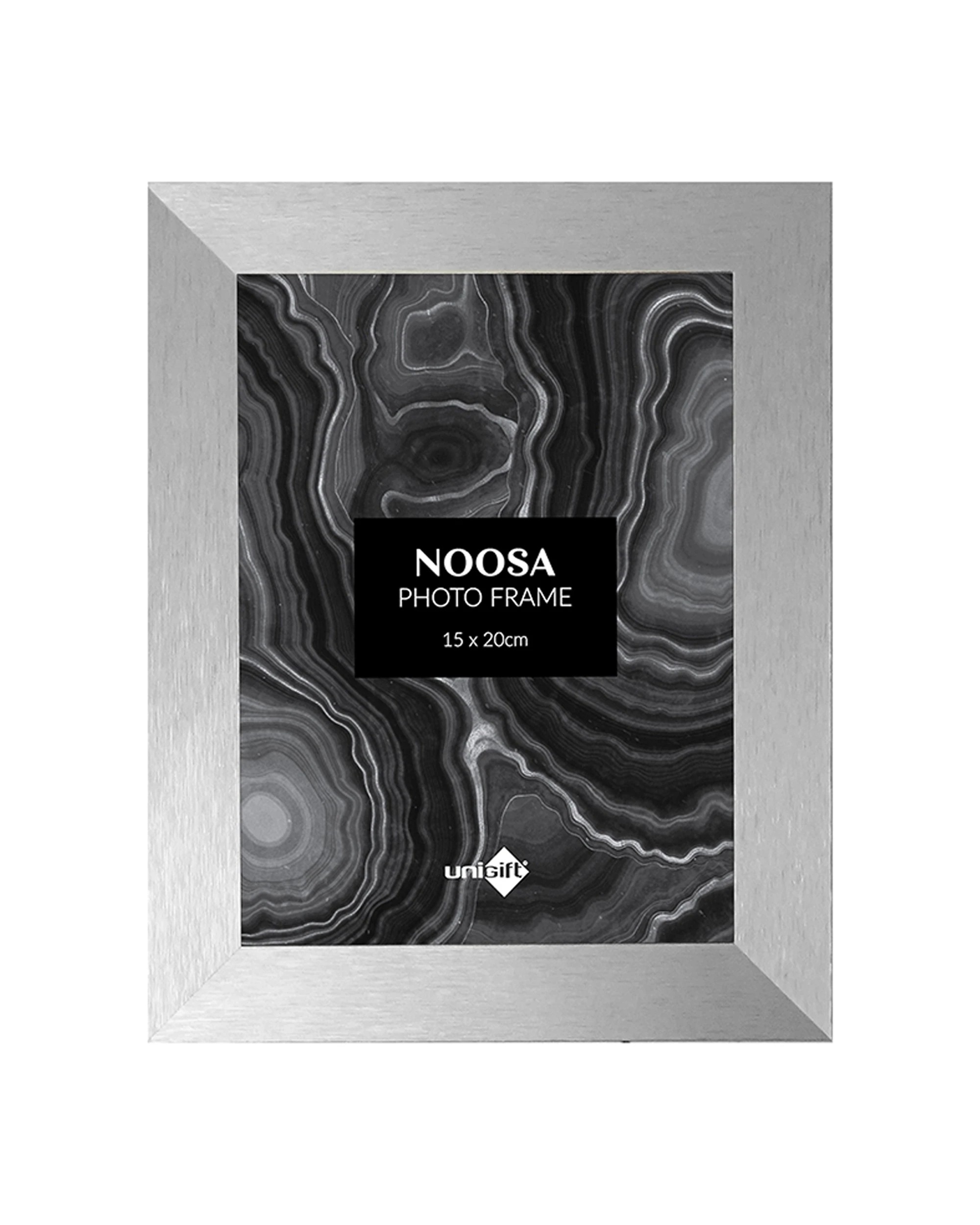 1 Unigift Noosa MDF Glass Picture Frame 15x20cm - Silver, 1 of 1