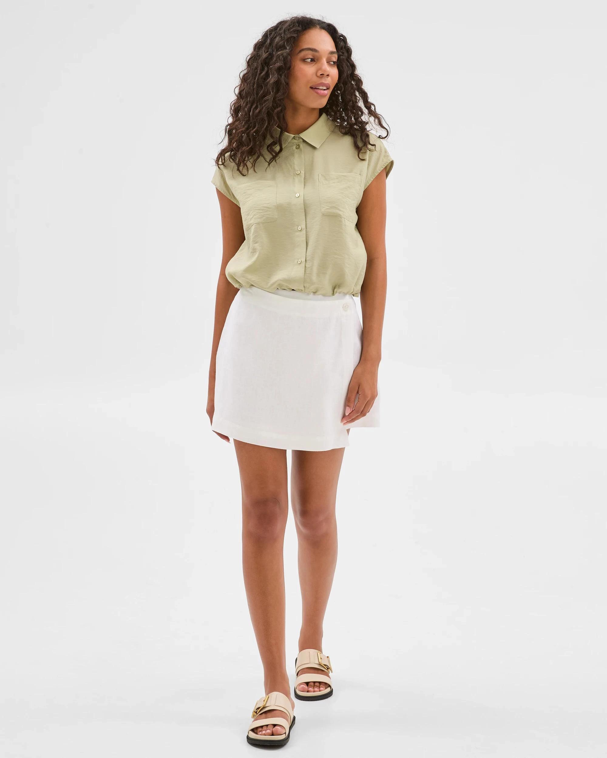 2 Target Elastic Hem Shirt ALOE, 2 of 7