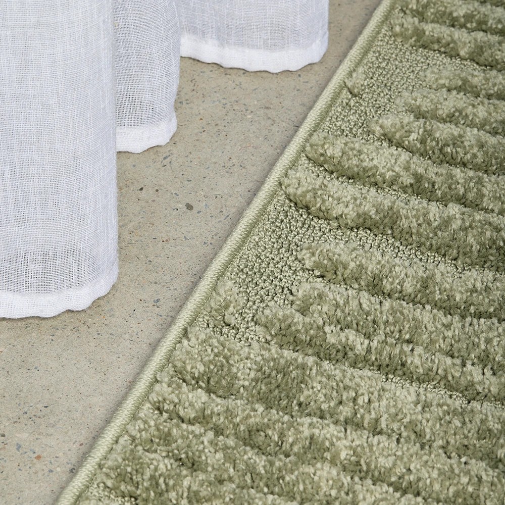 3 Common Ground Rugs Sanctuary Aliya 400x80cm Runner - Large Rug - Green, 3 of 7