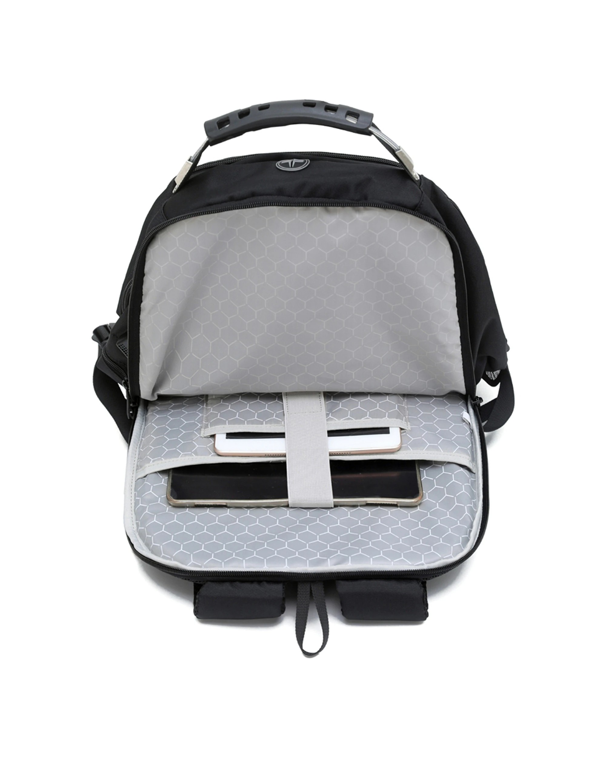 3 Tosca Deluxe 15.6" Laptop Padded Backpack - Black, 3 of 4