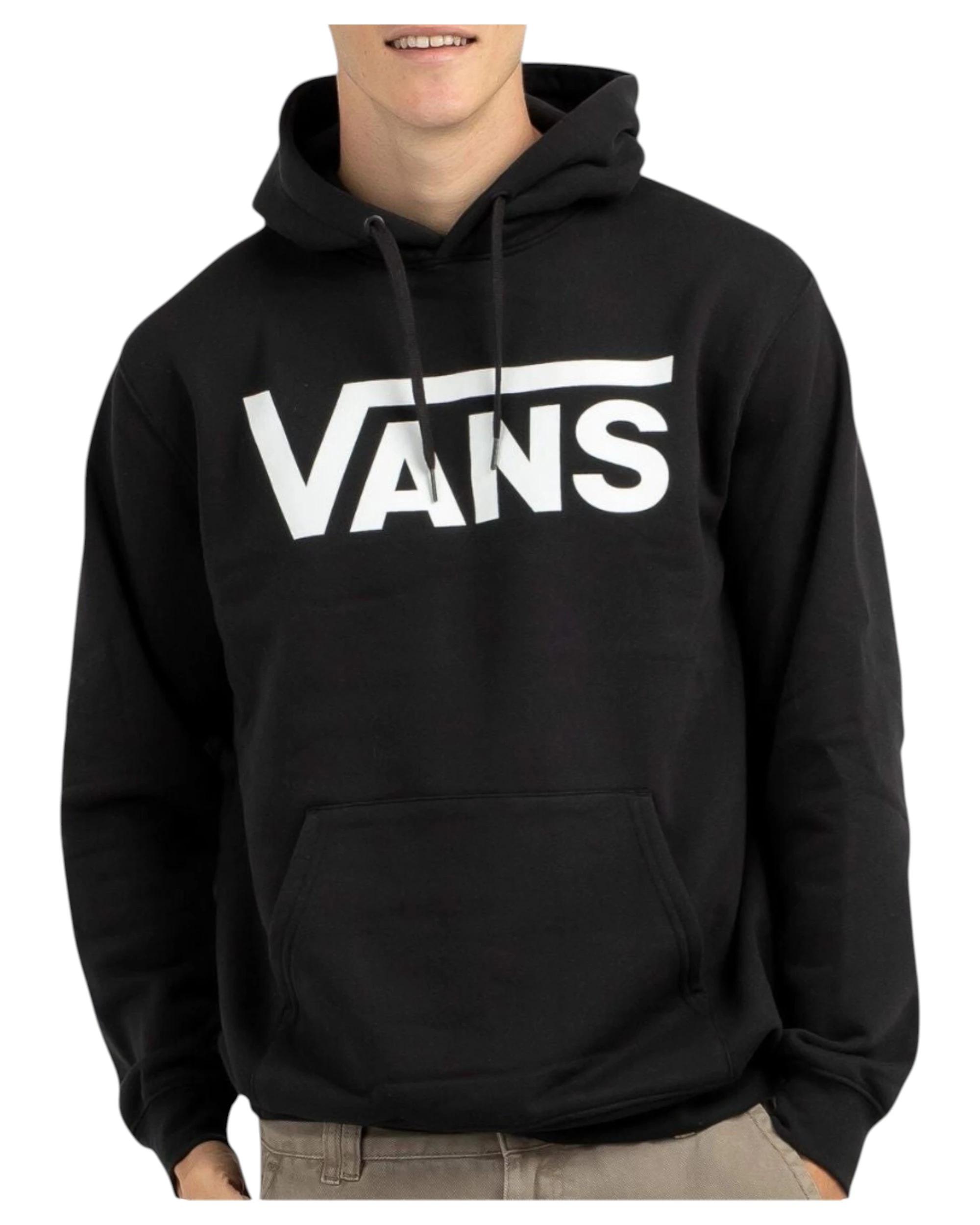 3 Vans Mens Classic Pullover Black Hoodie BLACK, 3 of 4