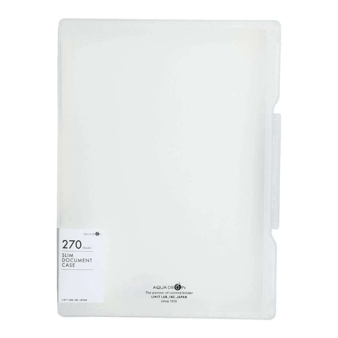 2 Aqua Drops Slim Document Case A4 Clear, 2 of 4