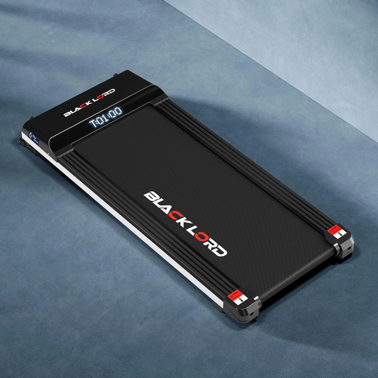 2 Black Lord Treadmill Electric Walking Pad Steel Frame Under Desk Gym 410mm - Black, 2 of 10