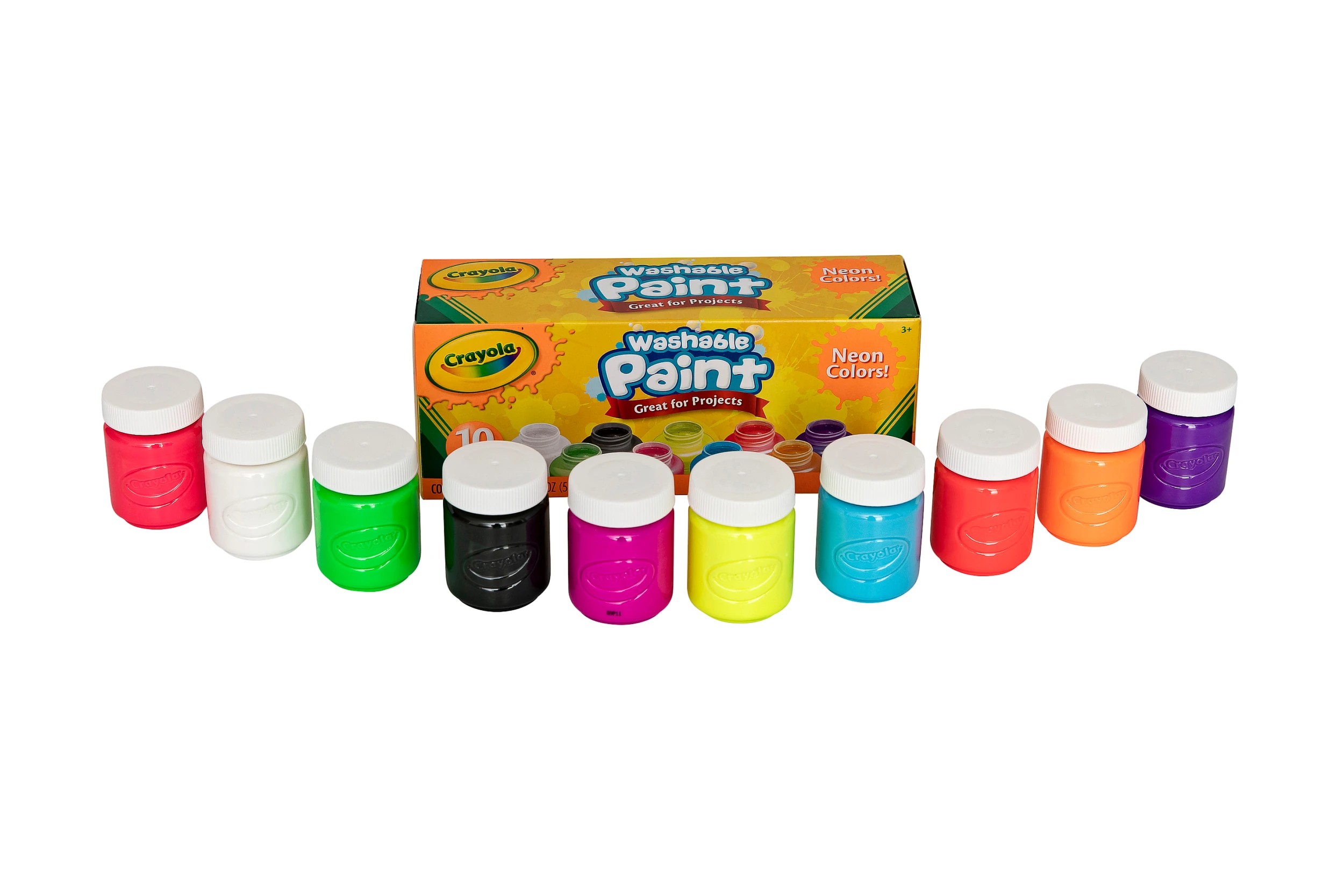 5 Crayola 10 Pack Washable Neon Paint, 5 of 5