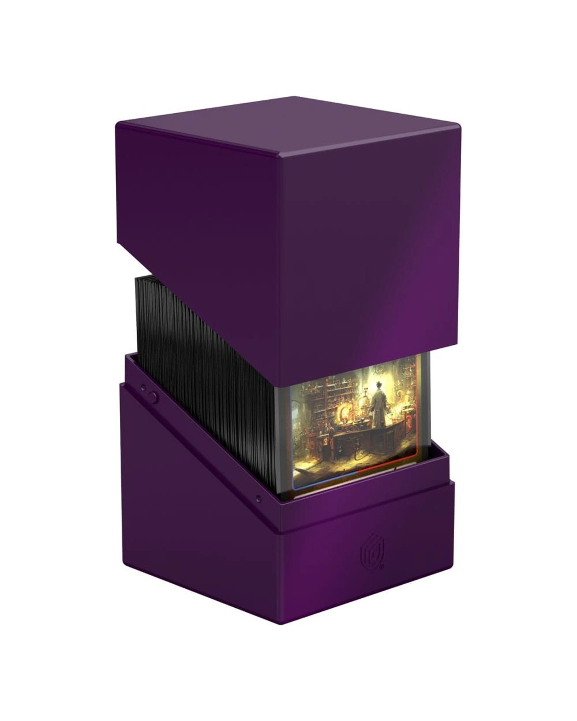 1 Ultimate Guard TCG - Boulder 100+ Deck Box - Solid Purple, 1 of 3