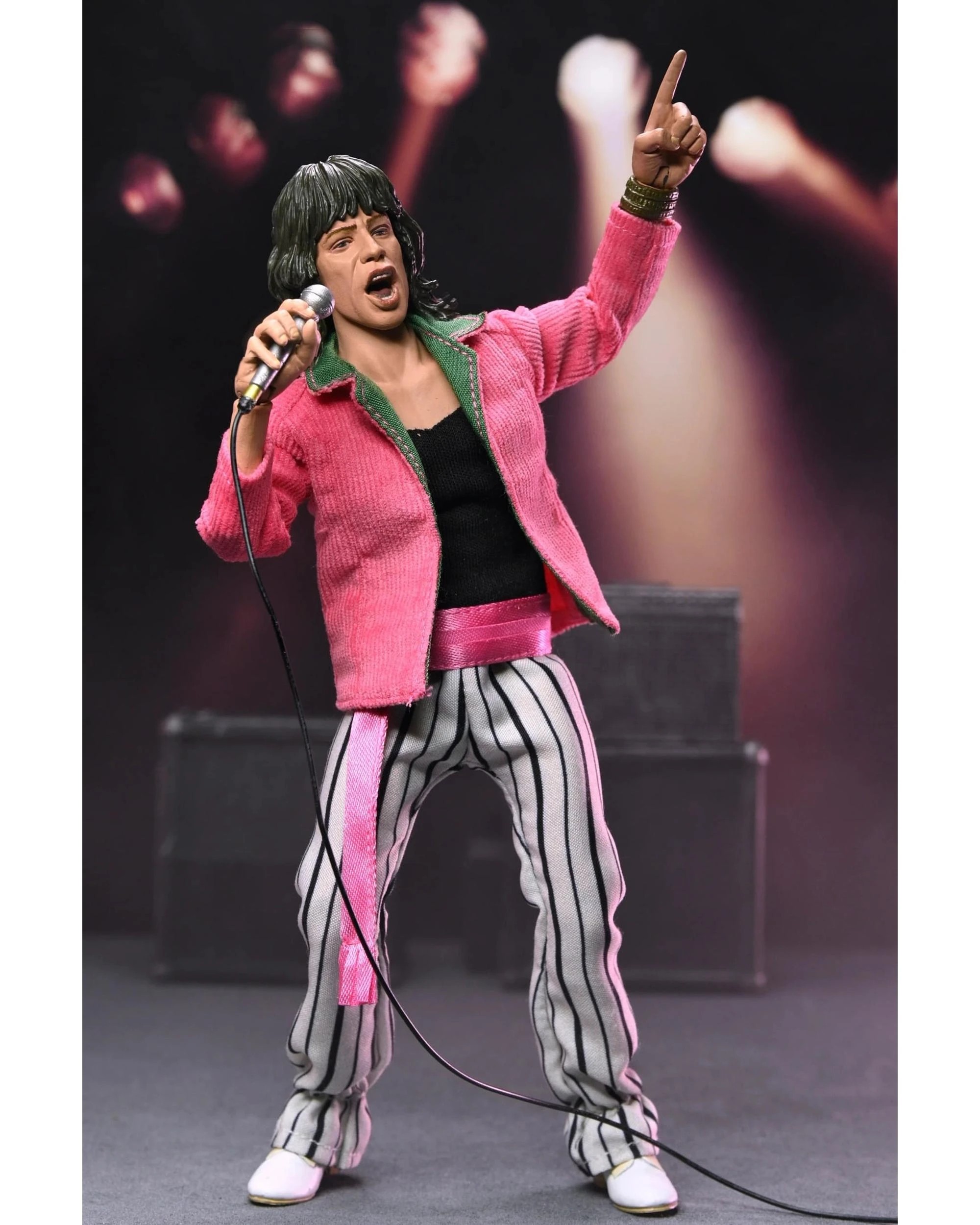 8 NECA The Rolling Stones Mick Jagger - 1975 -  8 inch Clothed Action Figure, 8 of 9
