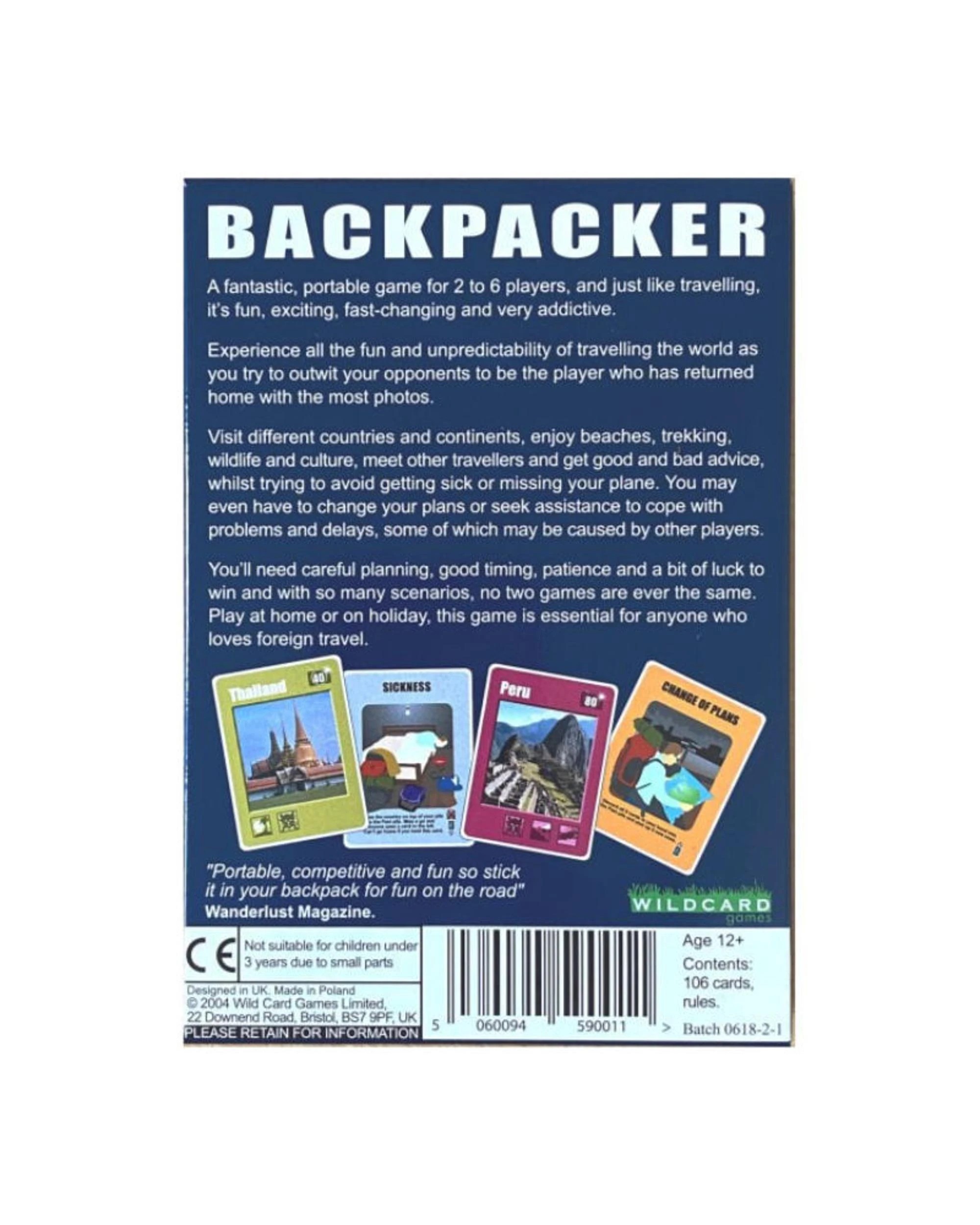 4 Backpacker Card Game, 4 of 4