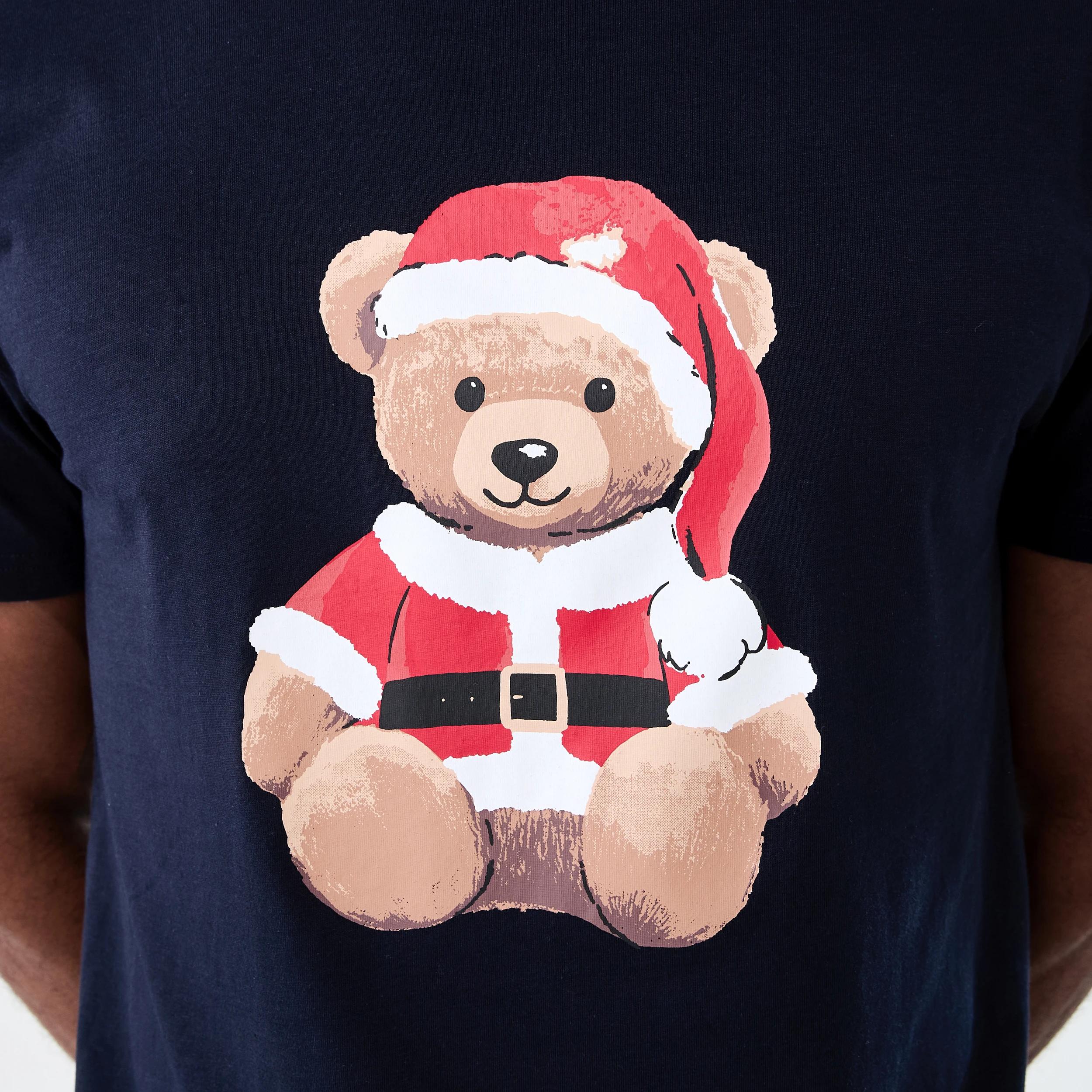 5 Teddy Bear Christmas Knit Shorts Family Matching Pyjama Set XMAS BEAR SKY CAPTAIN, 5 of 7