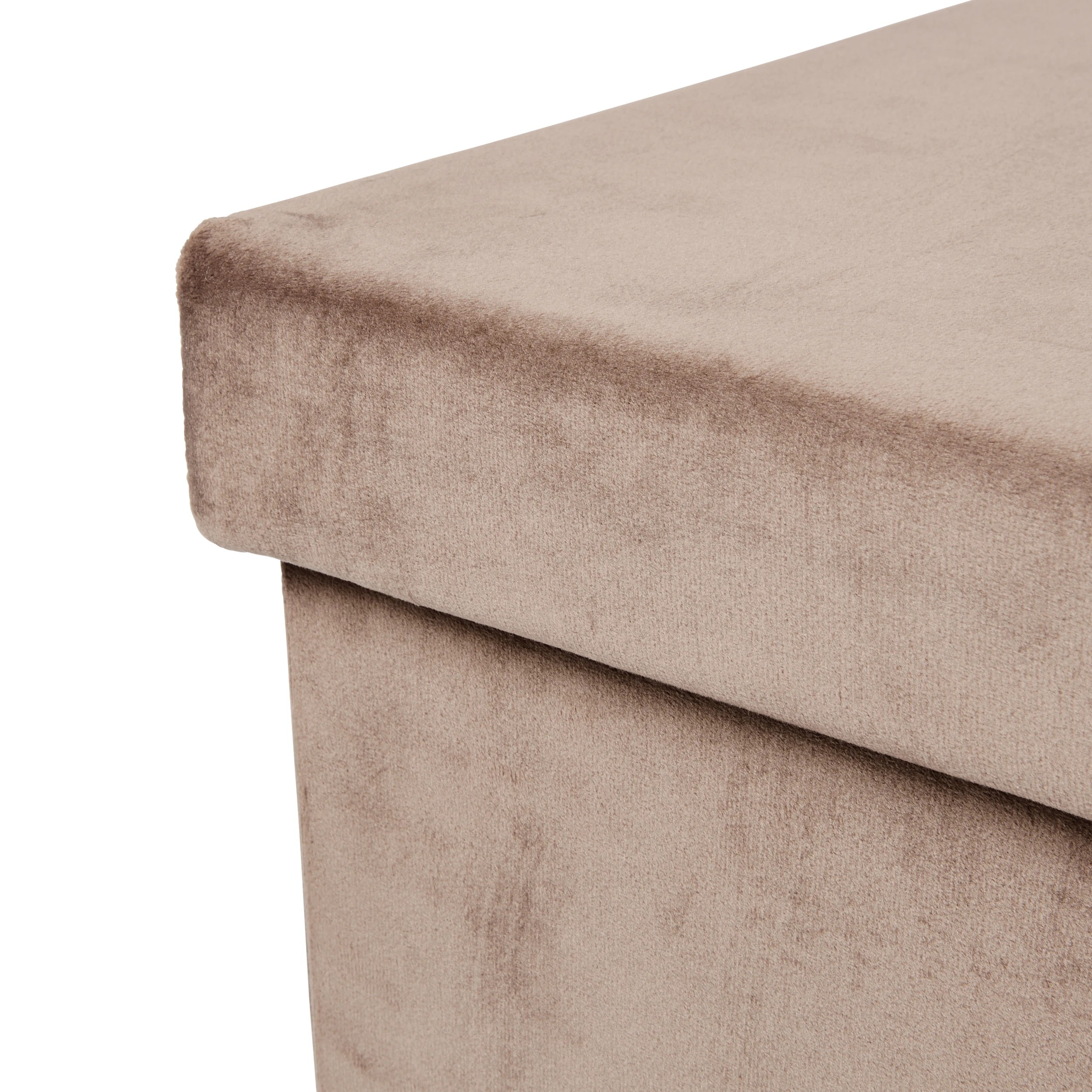 10 Square Storage Ottoman - Chocolate, 10 of 10