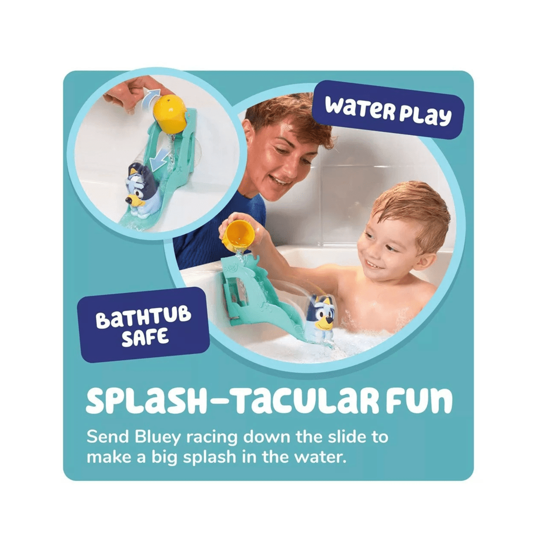 4 Tomy Toomies Bluey Waterslide Bath Toy, 4 of 6