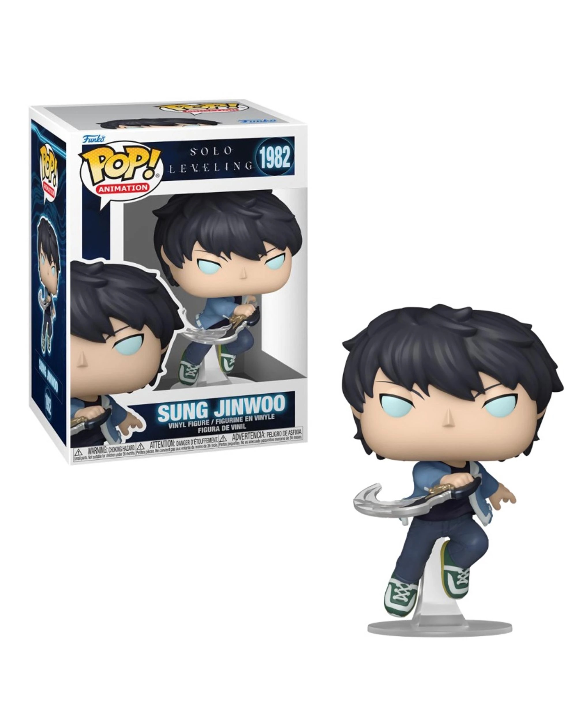 1 Solo Leveling Sung Jinwoo Funko POP! Vinyl, 1 of 4