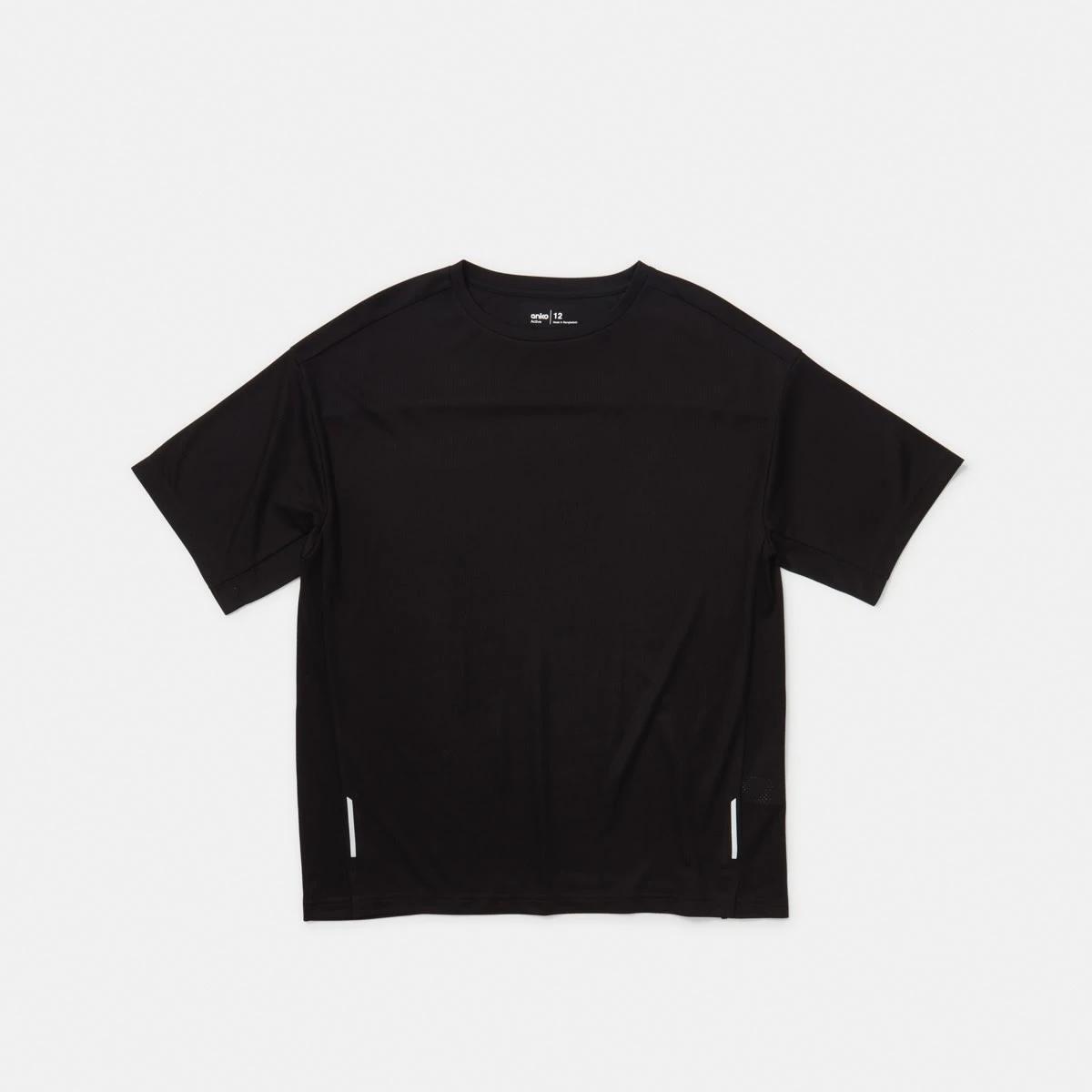 8 Active Kids Performance T-shirt Black, 8 of 9