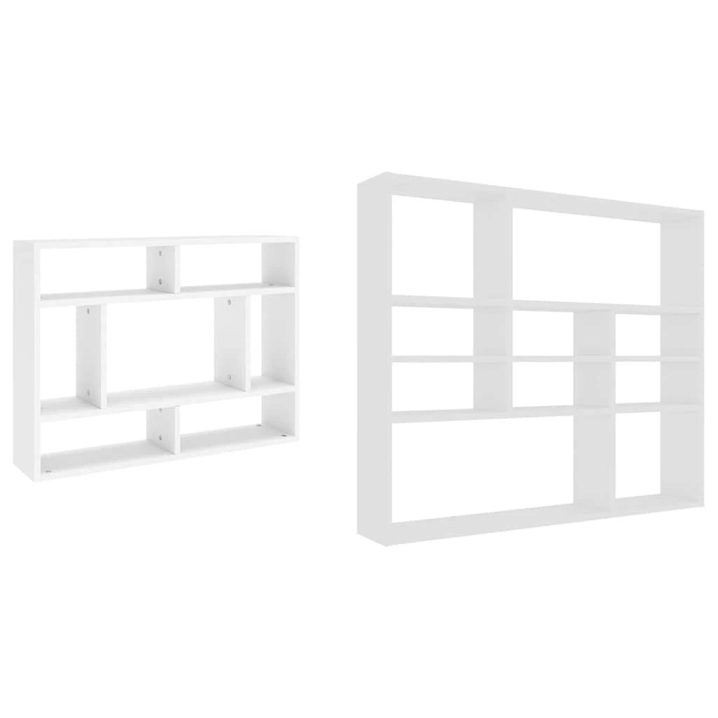 4 vidaXL Wall shelf Ample Storage - White, 4 of 7