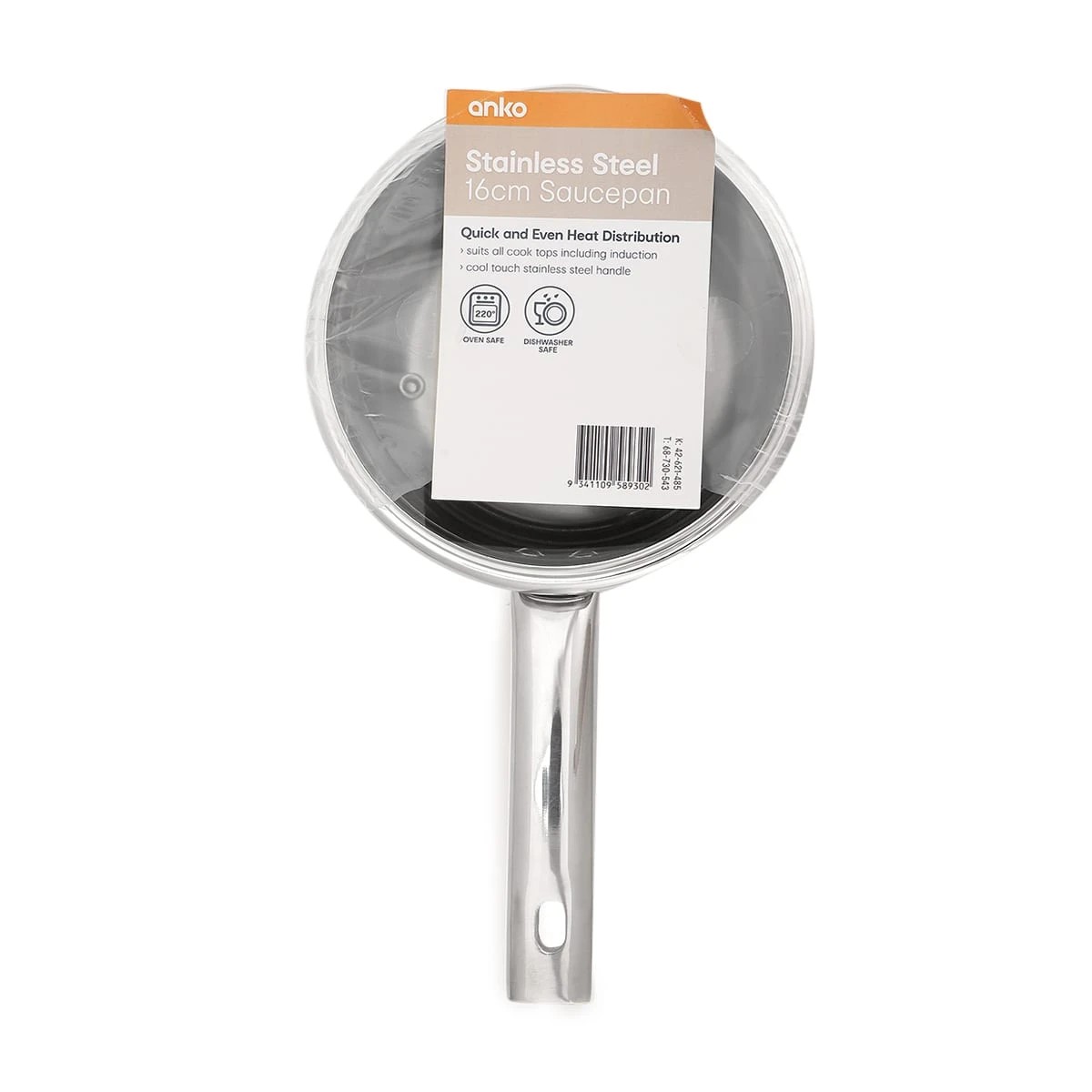 8 16cm Stainless Steel with Encapsulated Base Saucepan, 8 of 8