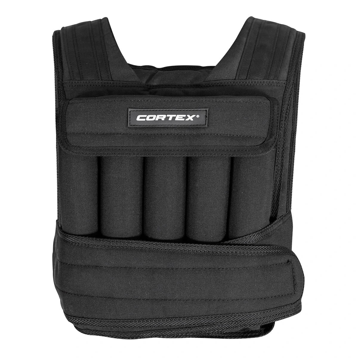 7 CORTEX 20kg Adjustable Weight Vest with 1kg Increments in Black, 7 of 10