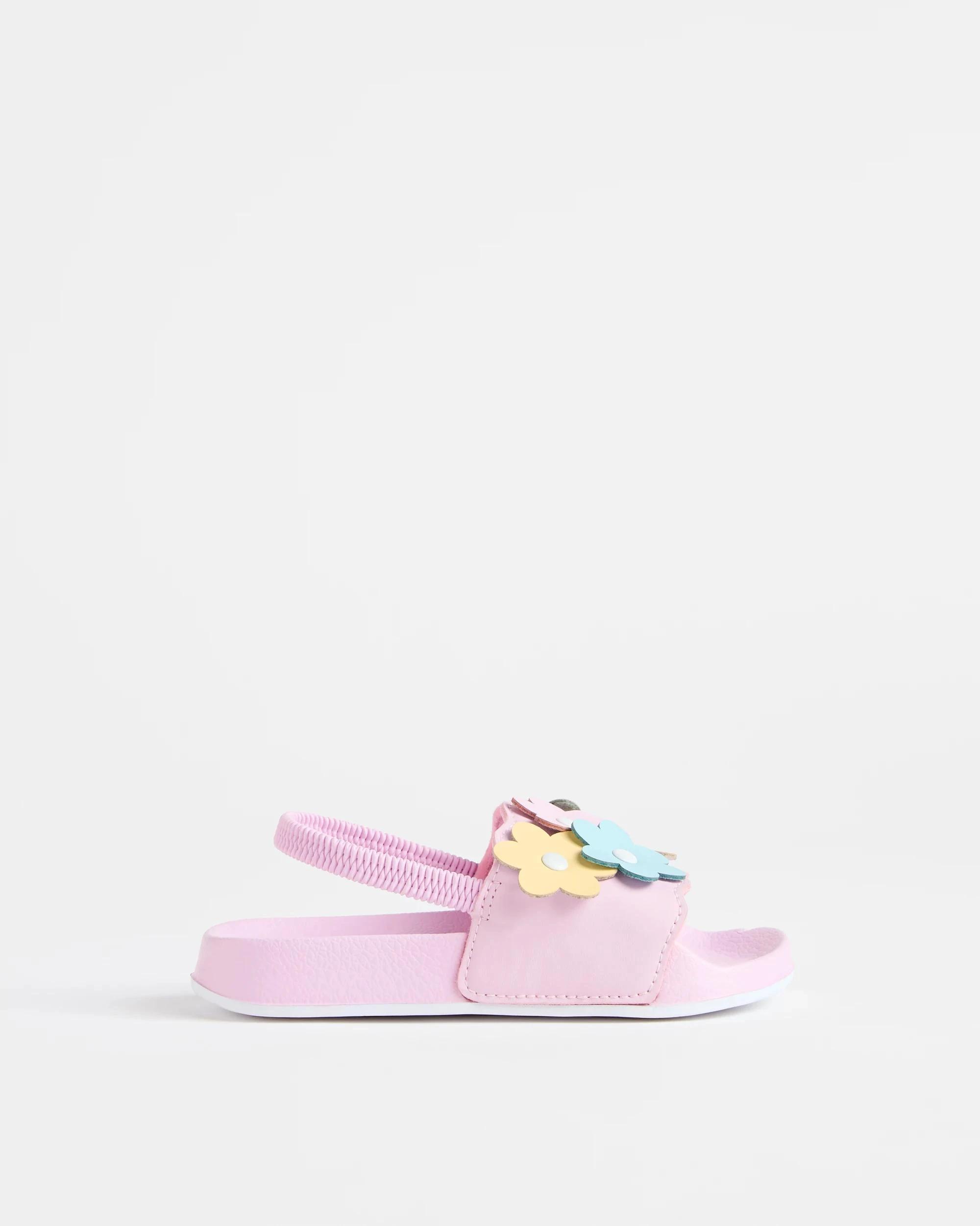 1 Target Kids Girls Junior Glitter Flower Slide PINK, 1 of 3