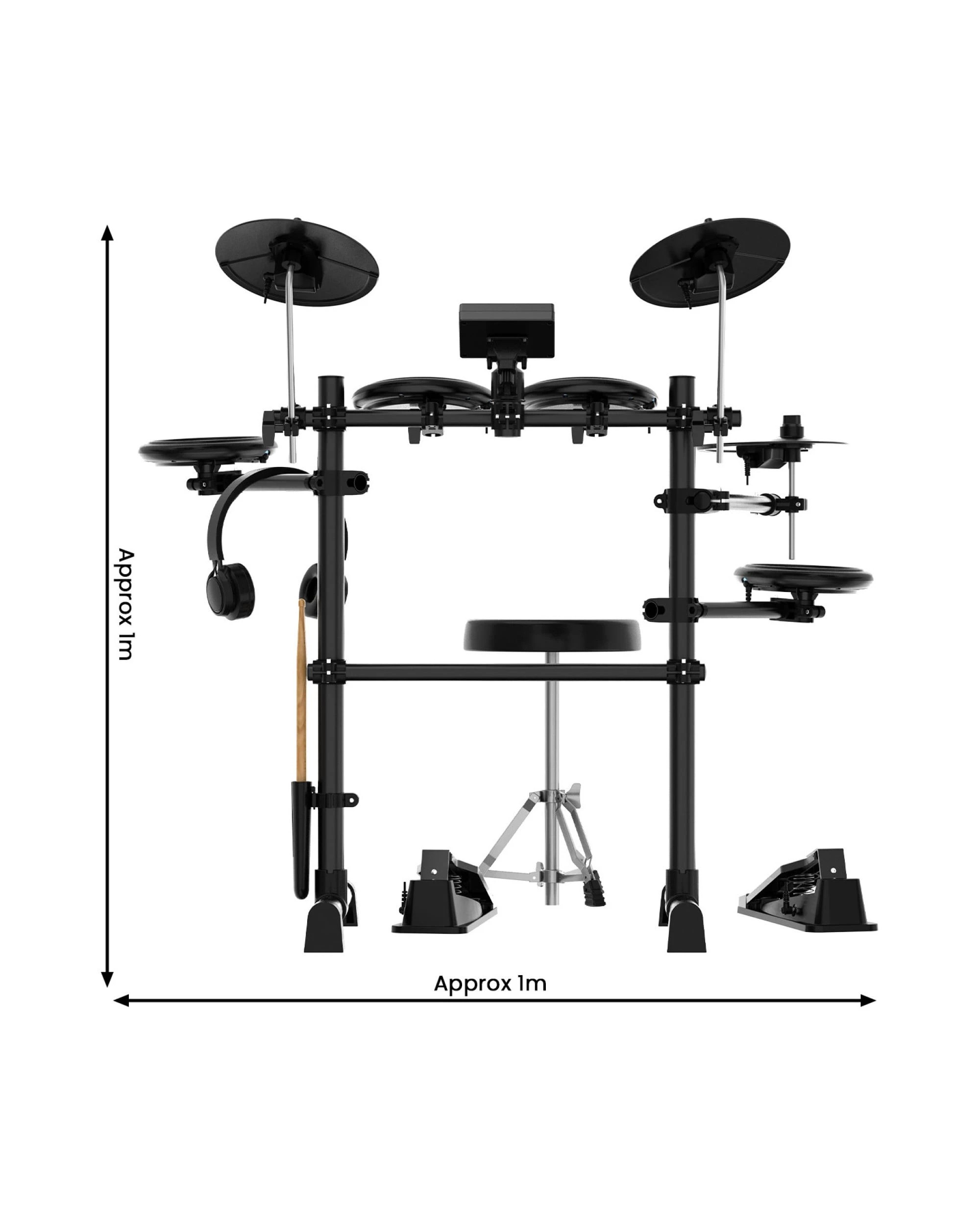 2 Karrera TDX-16 Electronic Drum Kit with Pedals, 2 of 10