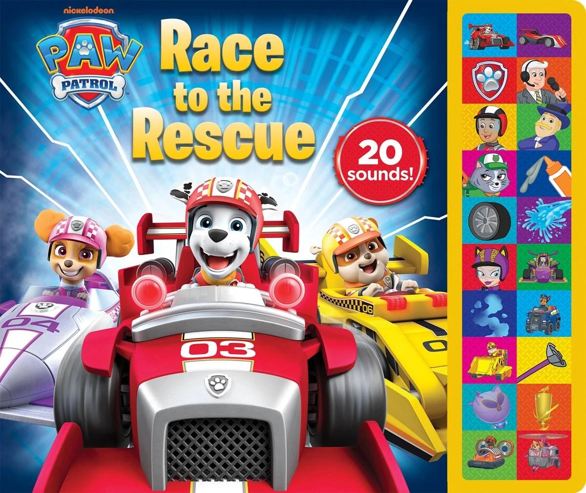 1 Nickelodeon PAW Patrol Race to the Rescue - Sound Book, 1 of 6