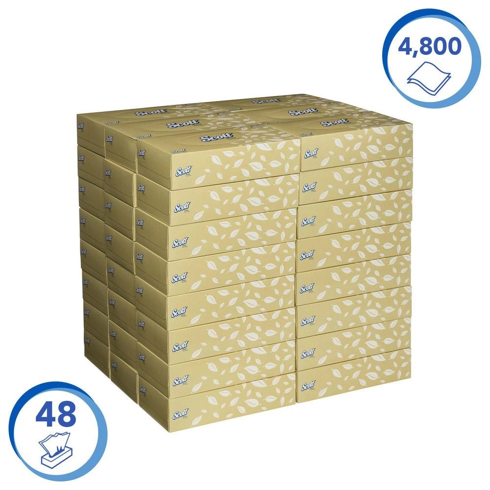 6 Scott Facial Tissues 48 Pack, 6 of 7