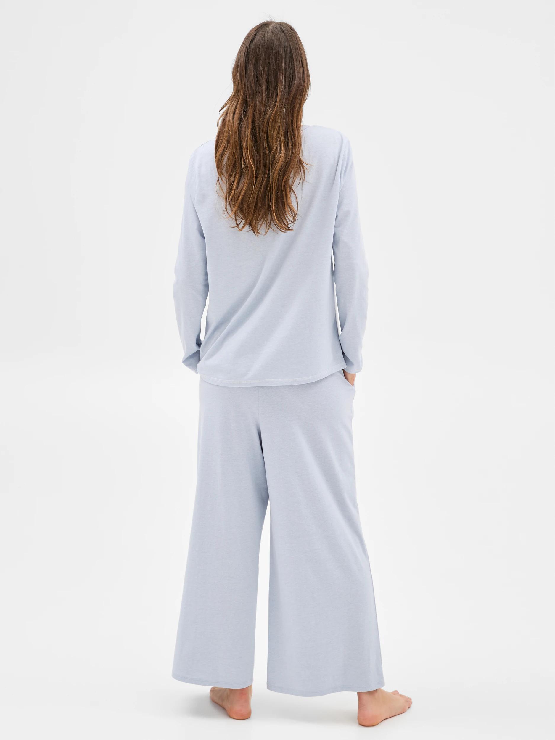 2 Target Australian Cotton Jersey 7/8 Wide-leg Pyjama Pants — Blue Marle BLUE MARLE, 2 of 5